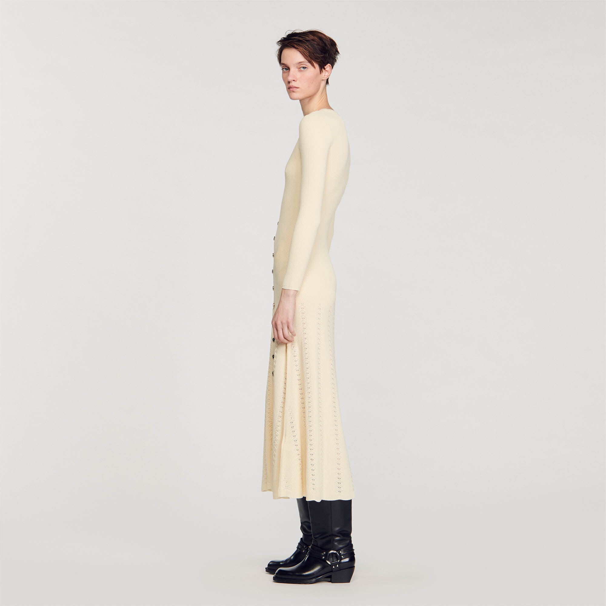KNIT MIDI DRESS - 7