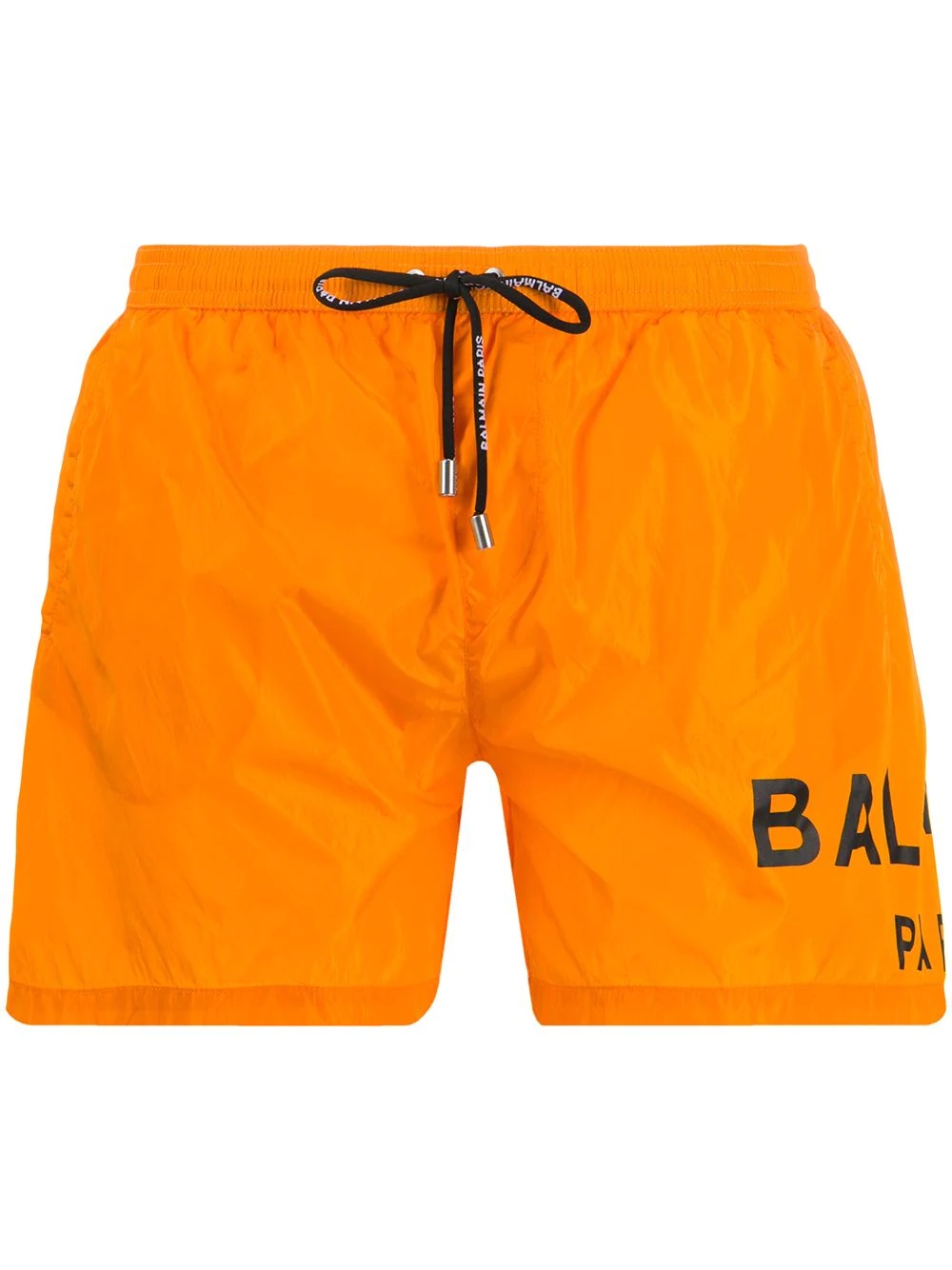 logo print swim shorts - 1