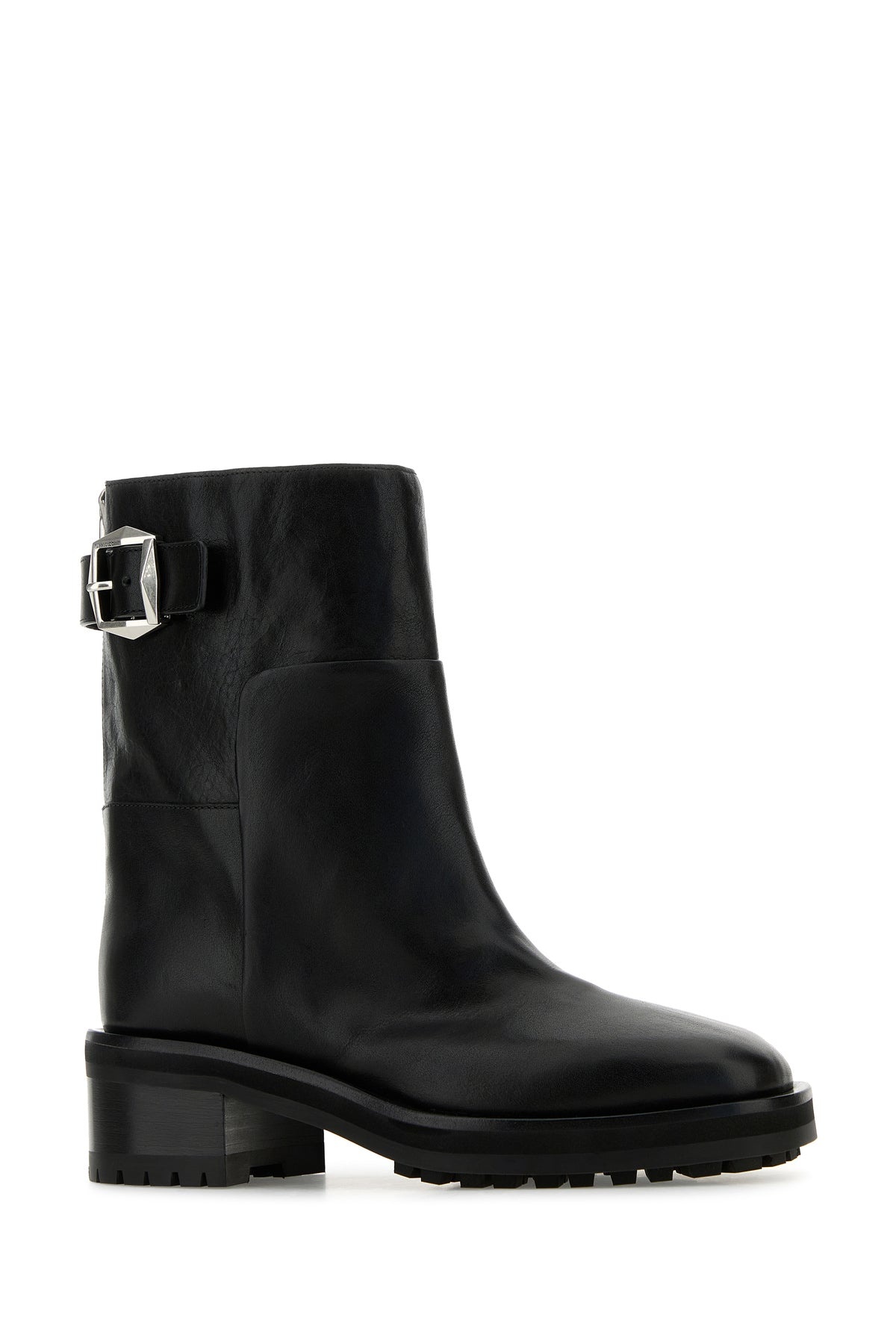 Black leather Brooklyn ankle boots - 2