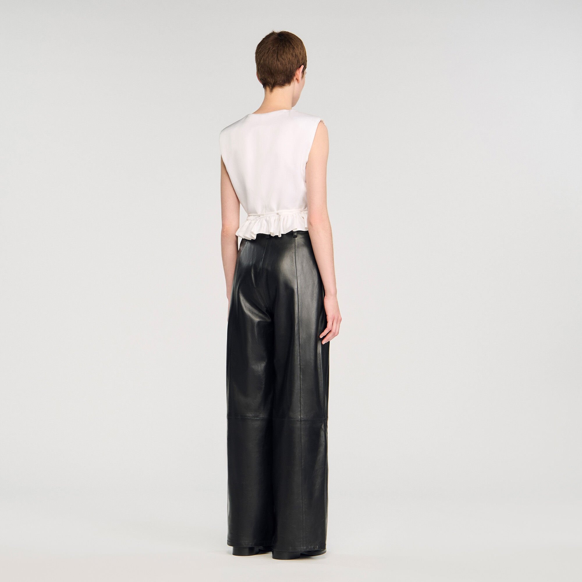 RUFFLED CROP TOP - 5