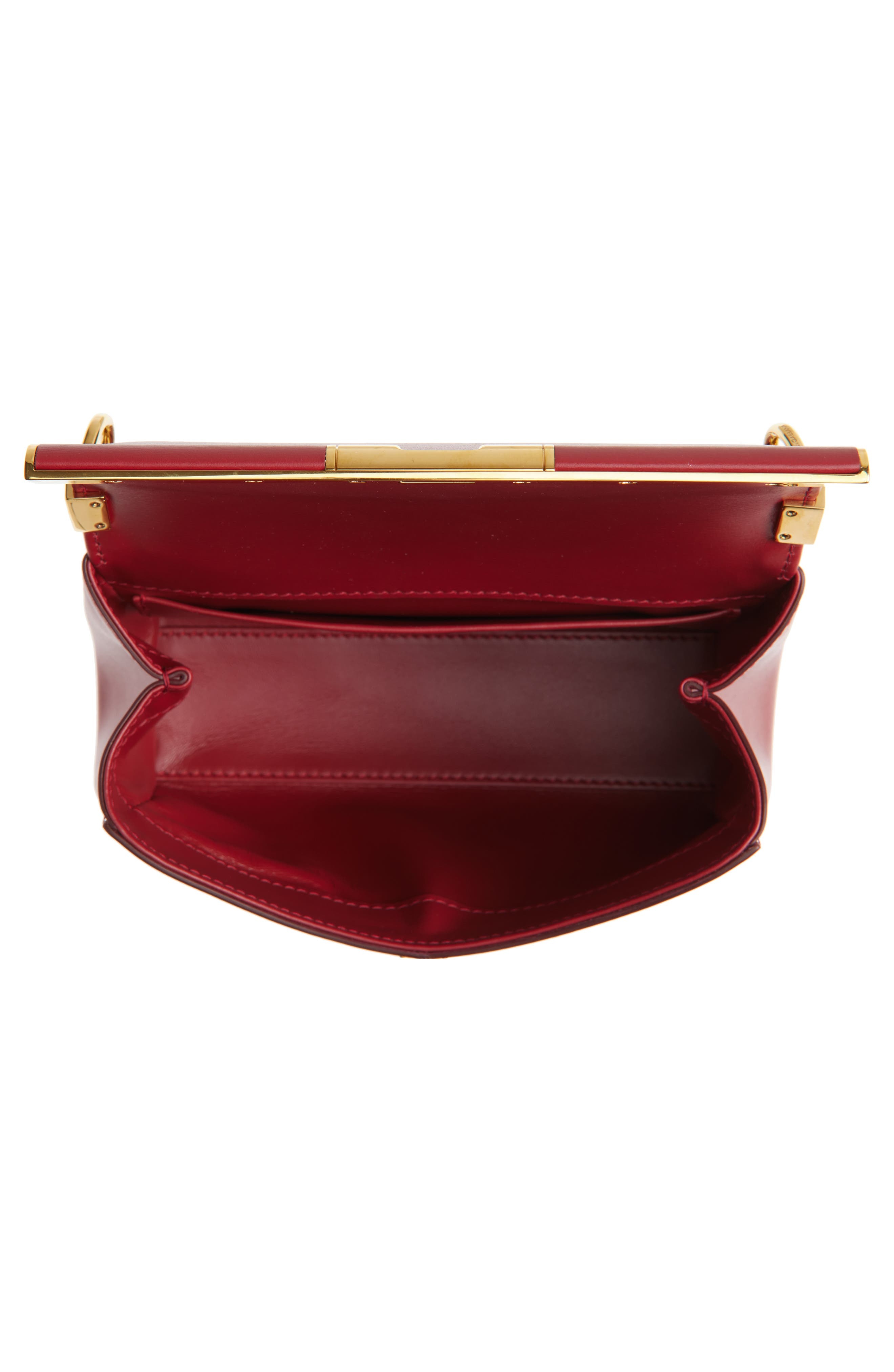 Dolce&Gabbana Marlene Chain Strap Shoulder Bag in Tono Rosso Scuro at Nordstrom - 5