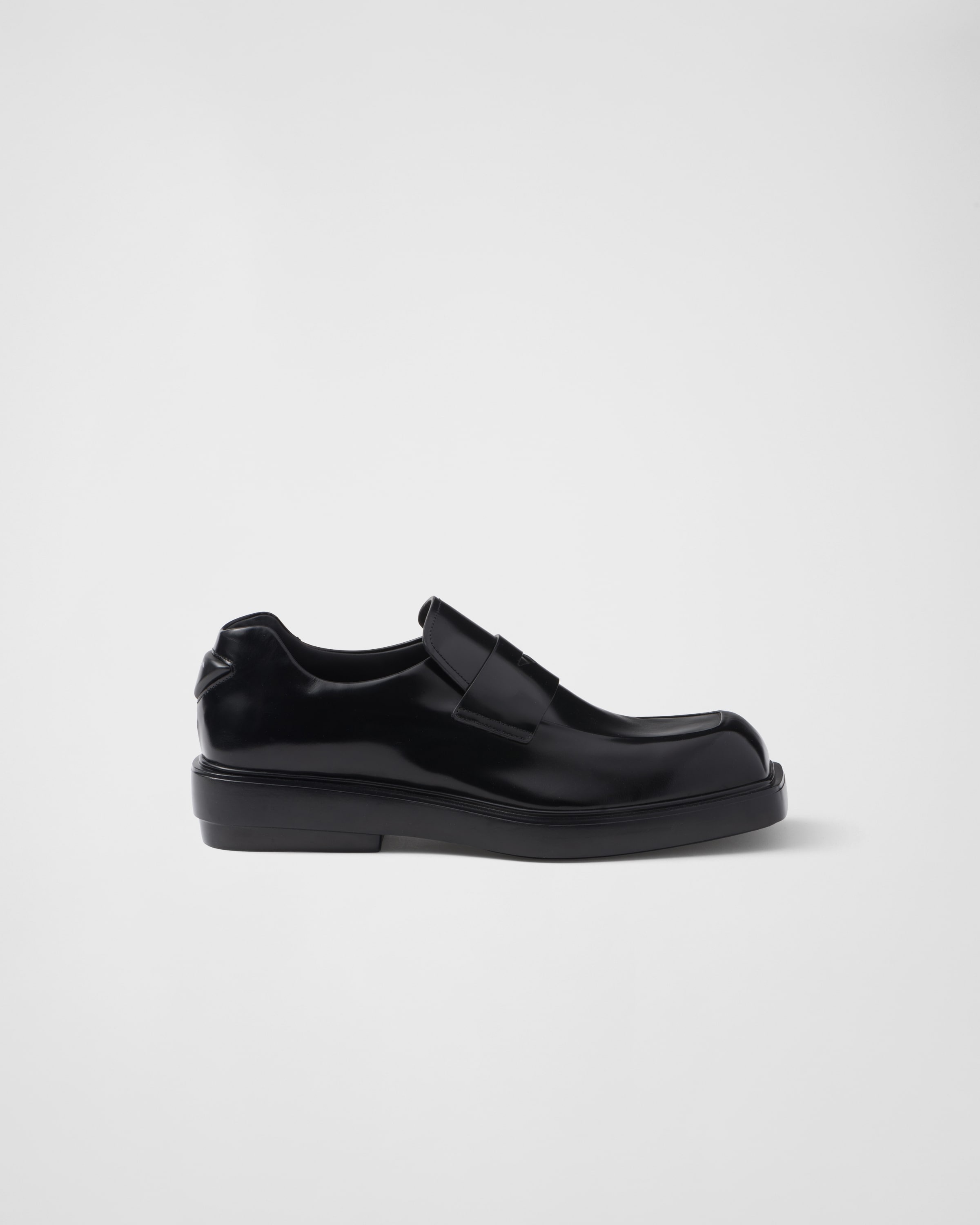 Brushed leather loafers - 2