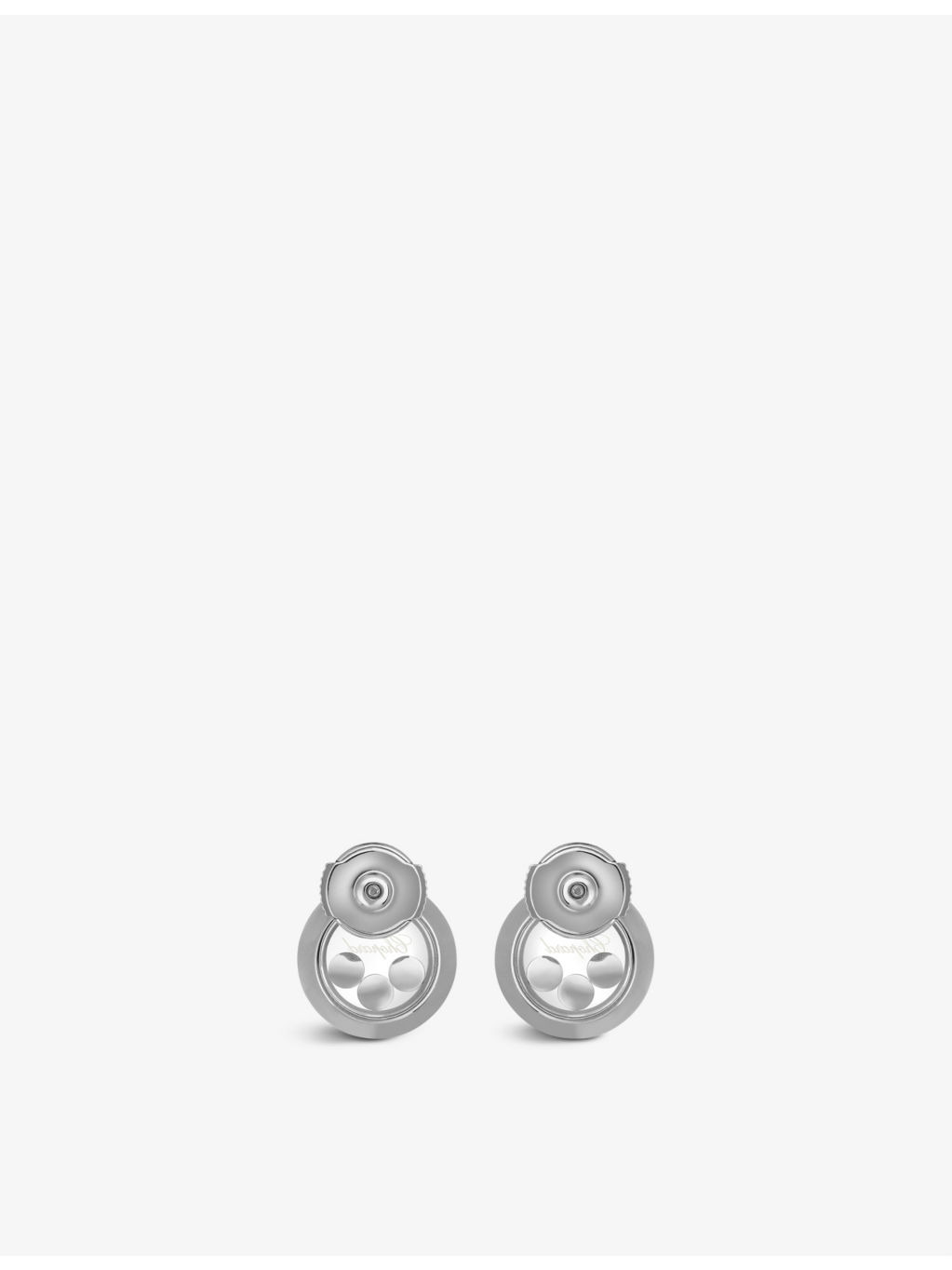 Happy Diamonds 18ct white-gold and 0.30ct diamond earrings - 4
