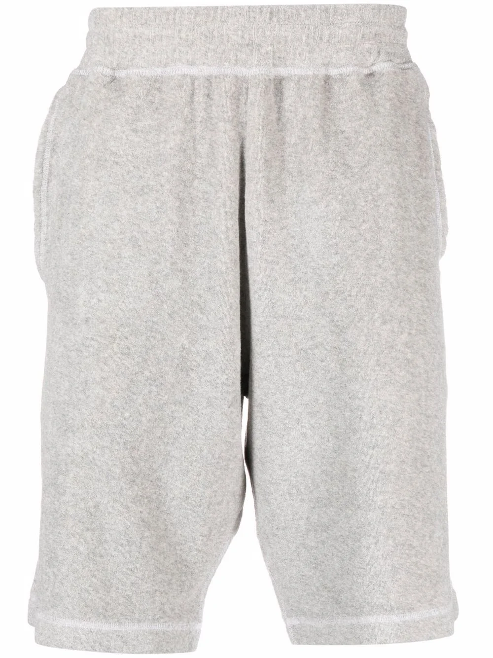 elasticated track shorts - 1