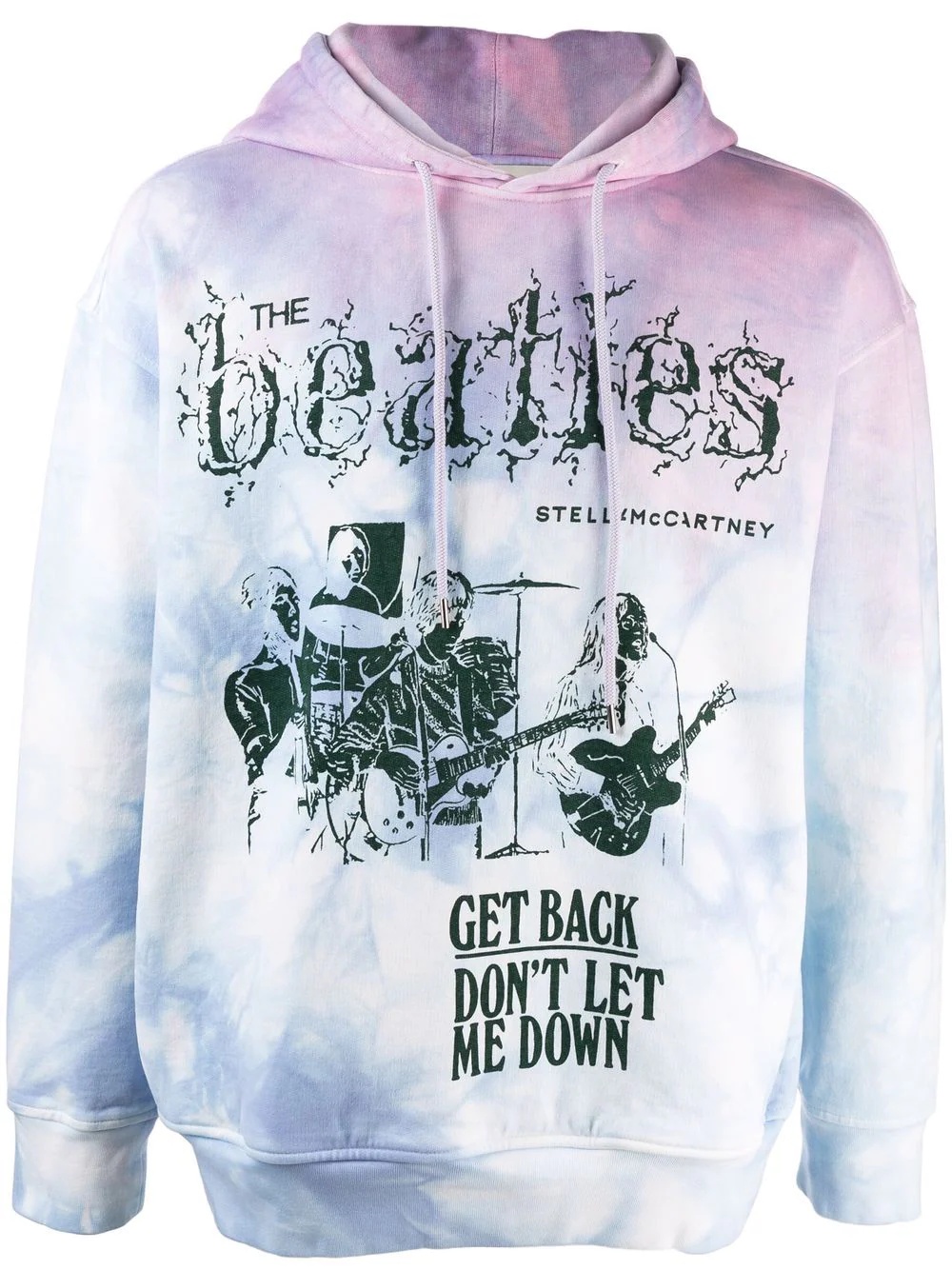 x The Beatles tie-dye hoodie - 1