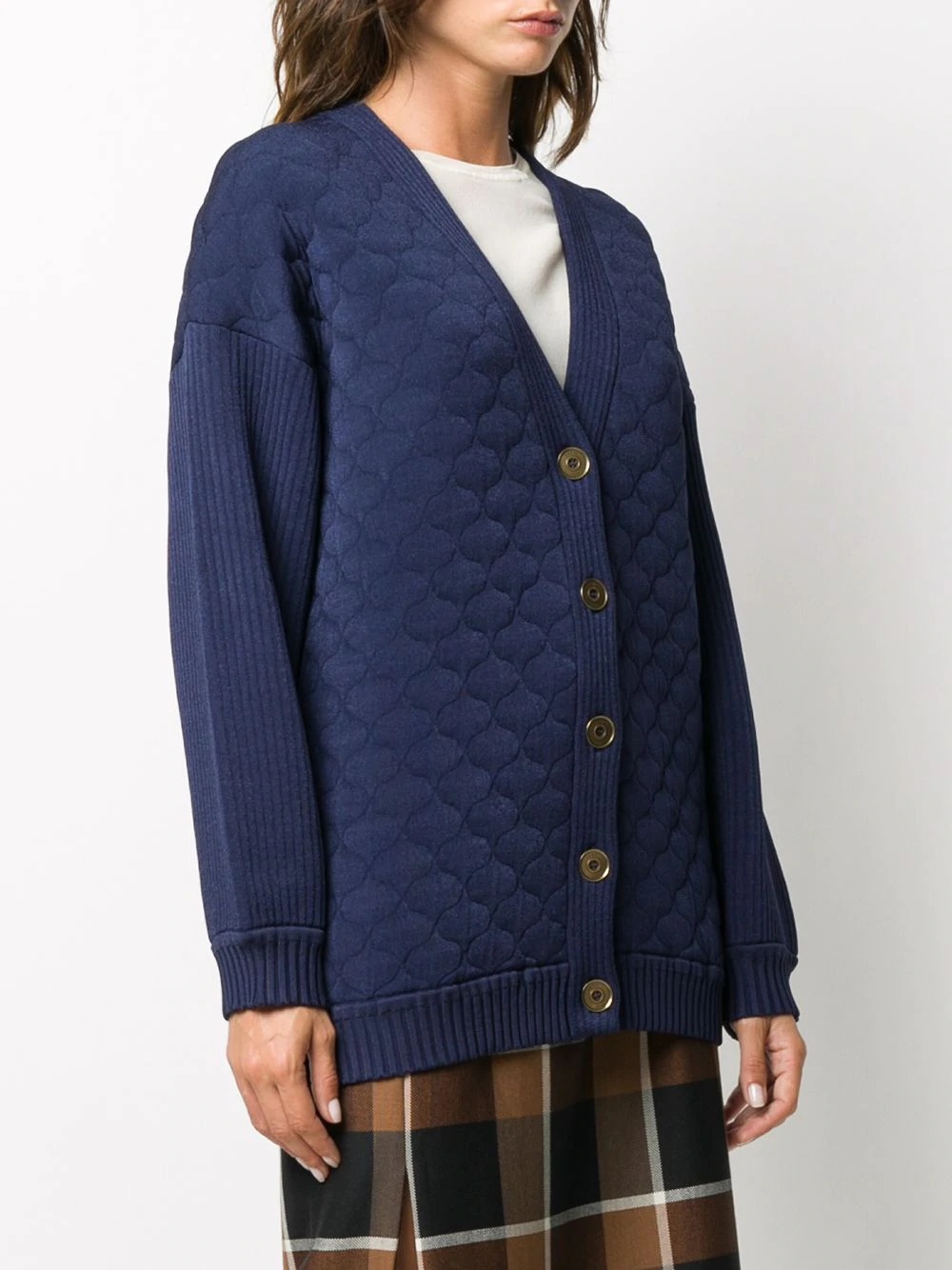 quilted cardigan - 3