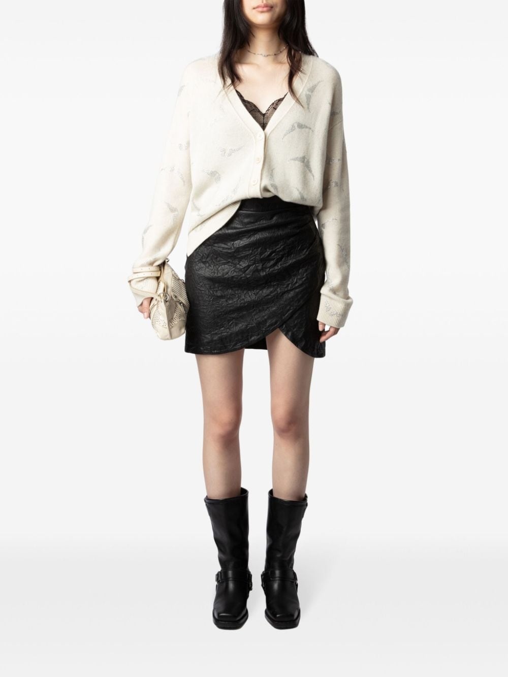 Mirka Strass Wings cardigan - 2