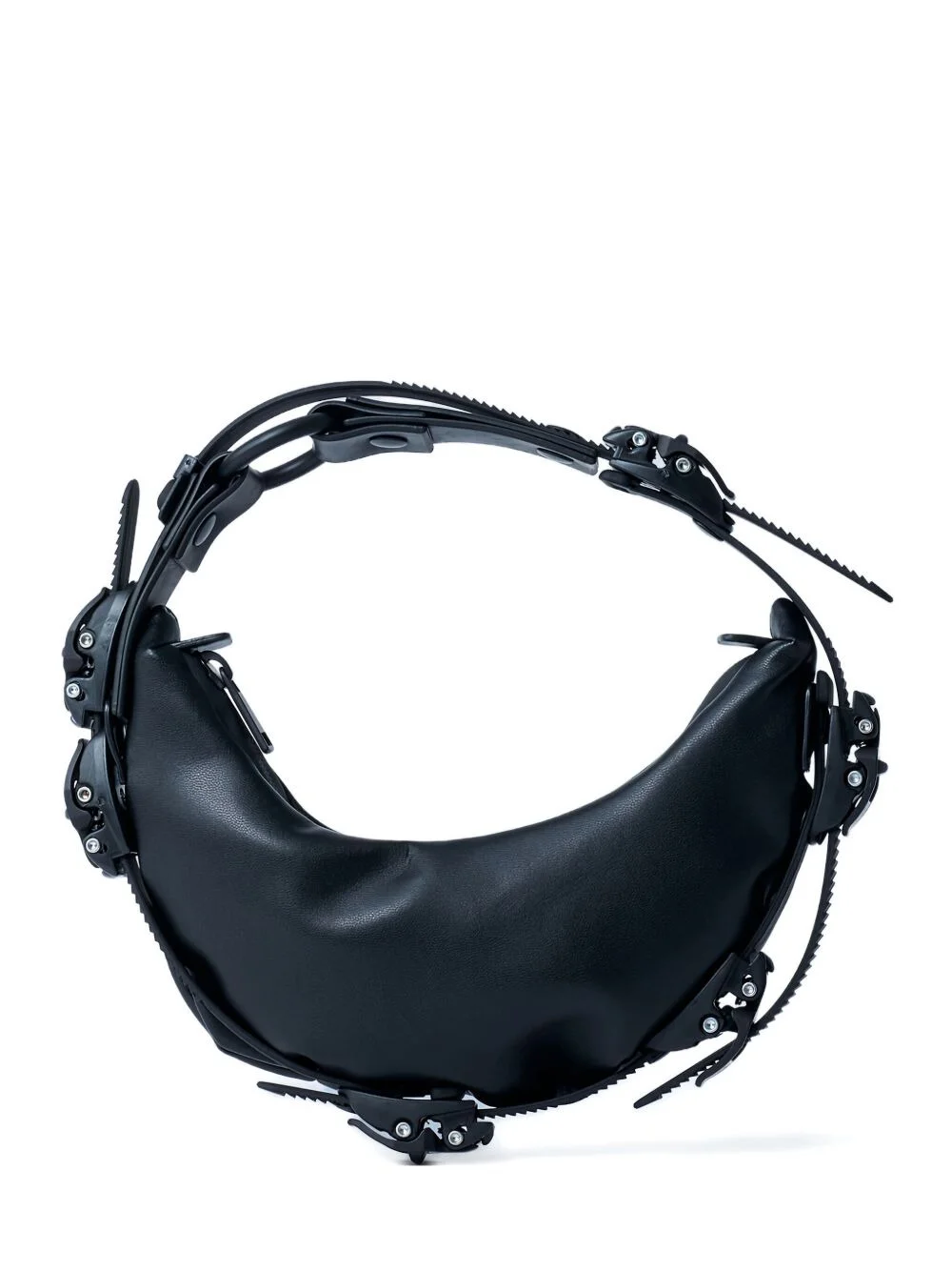 adjustable buckled shoulder bag - 1