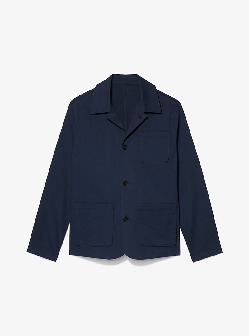 Cotton-and-Linen Blend Chore Coat 3