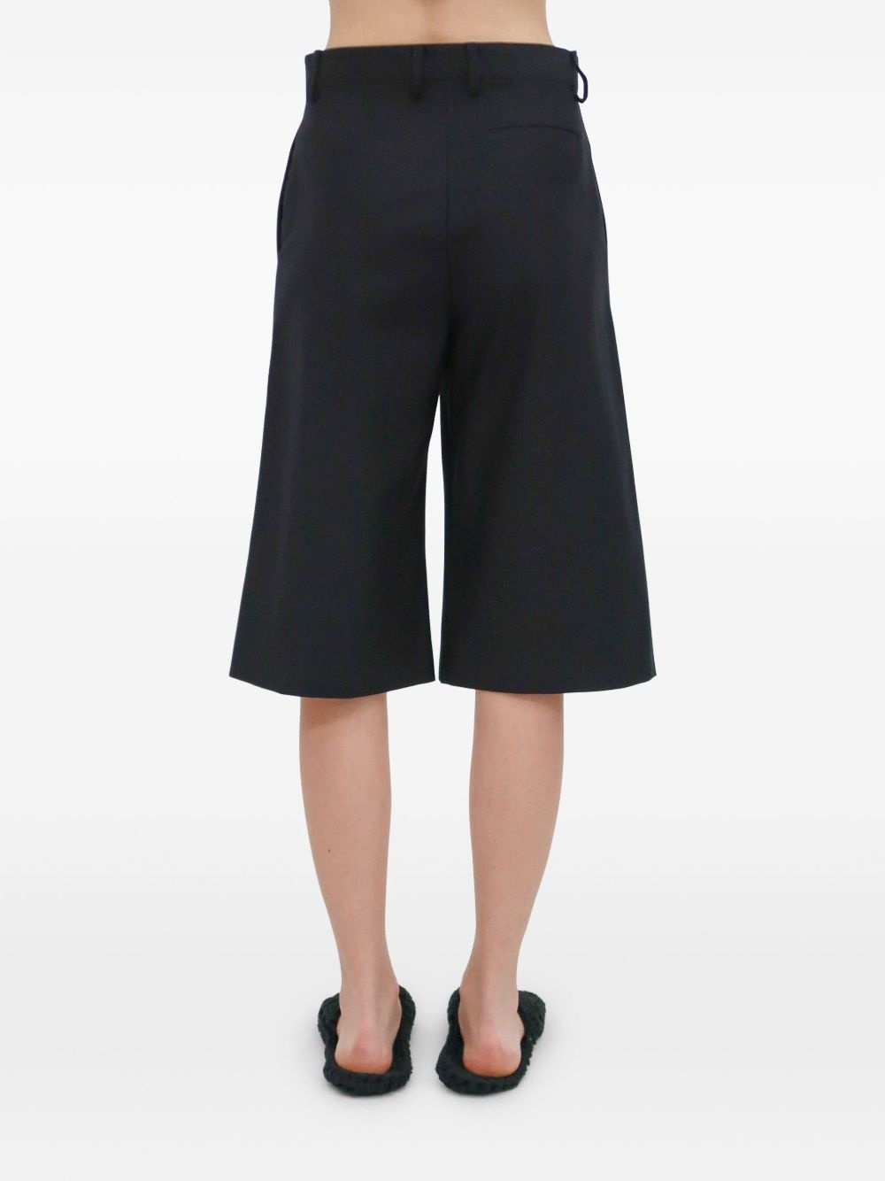 wide-leg bermuda shorts - 7