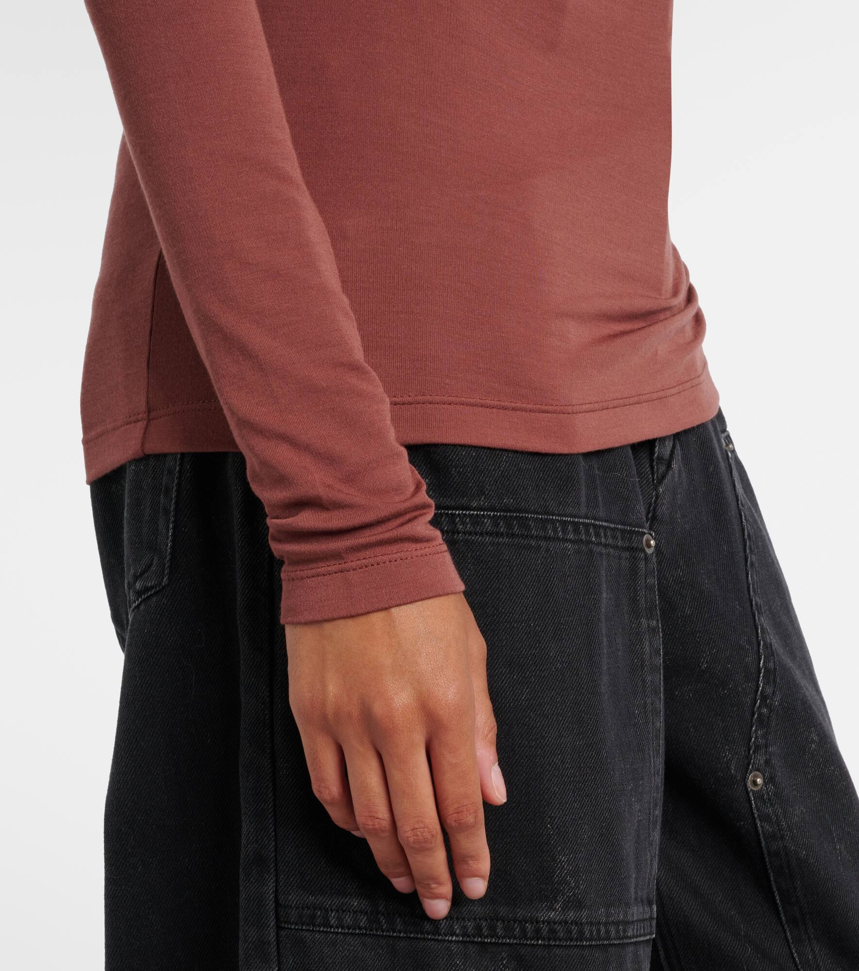 Dressi draped jersey top - 5