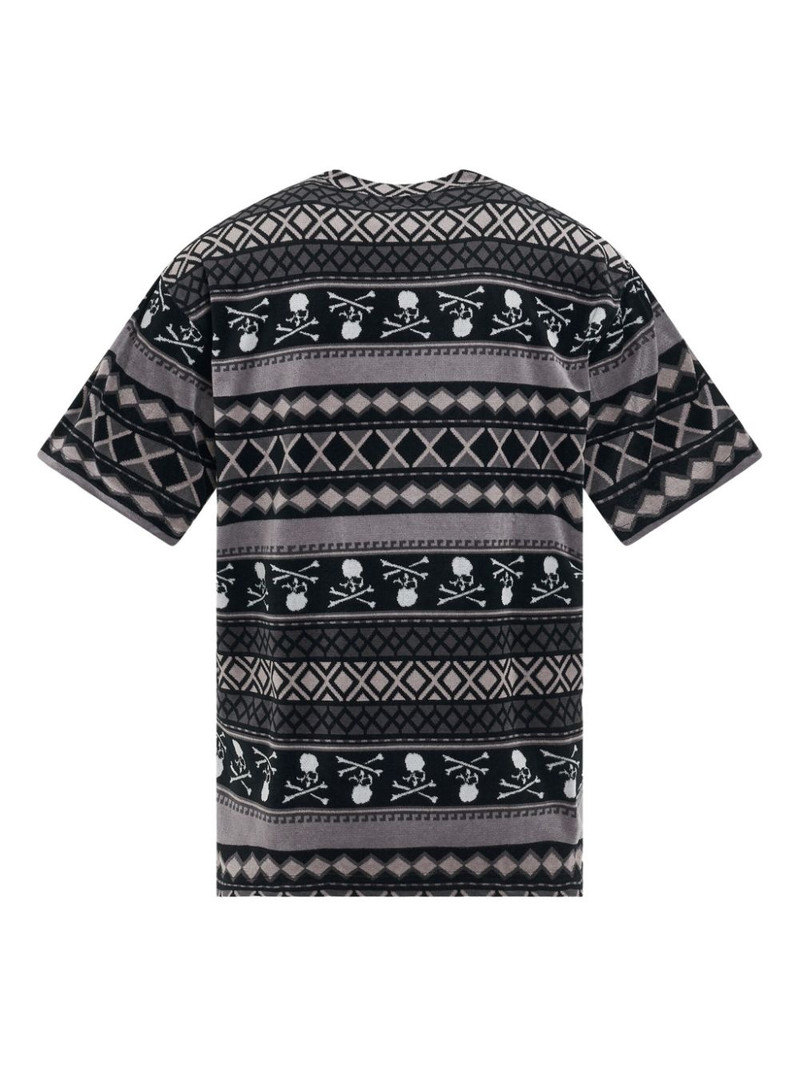 MASTERMIND WORLD jacquard crew-neck T-shirt outlook
