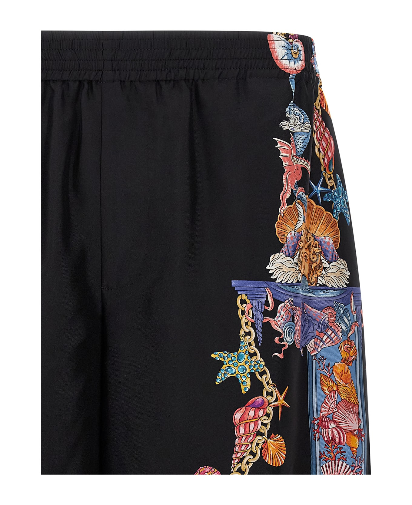'coral Theatre' Print Bermuda Shorts - 3