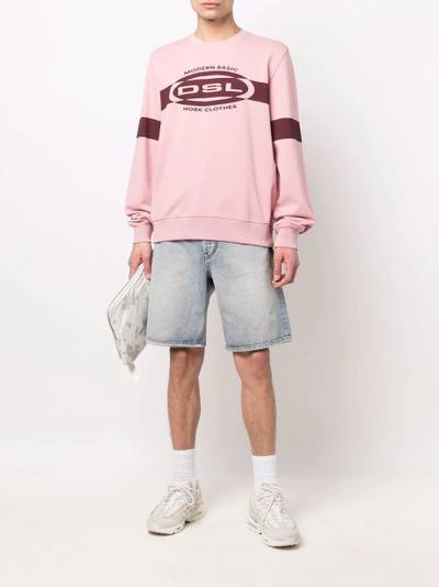 Diesel Modern Basic crew-neck sweatshirt outlook