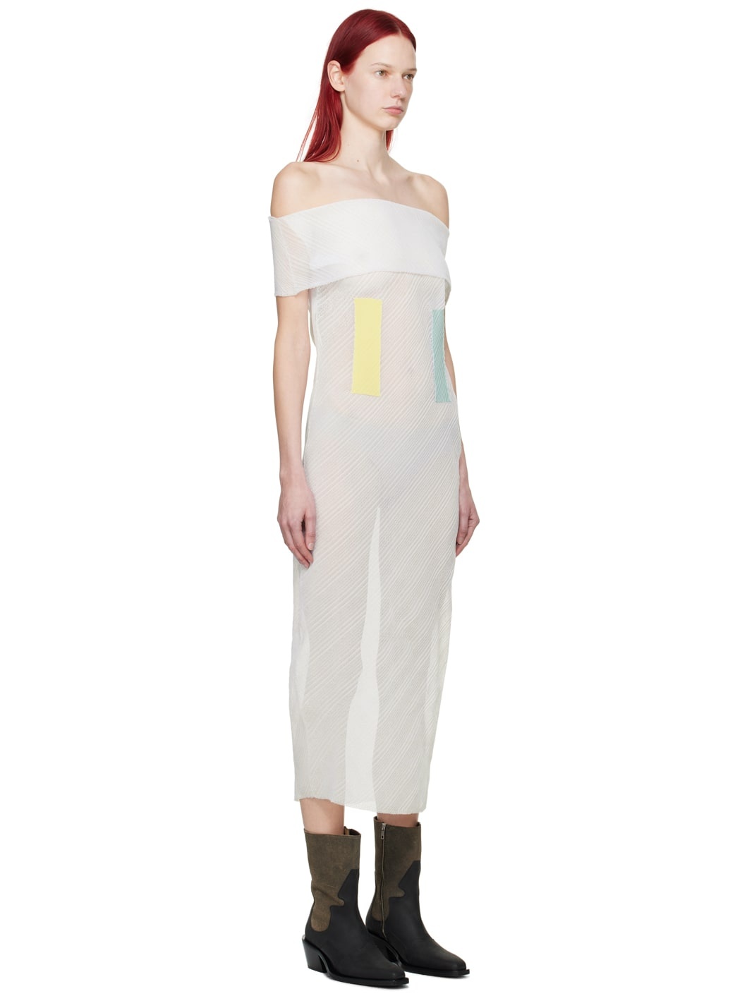 Blue & White Alto Midi Dress - 2