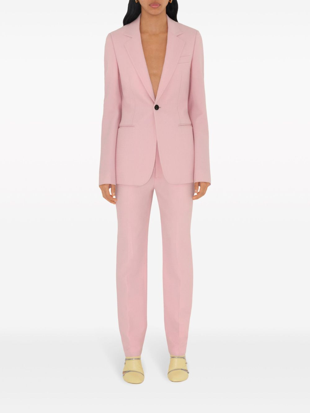 pressed-crease wool tailored trousers - 2