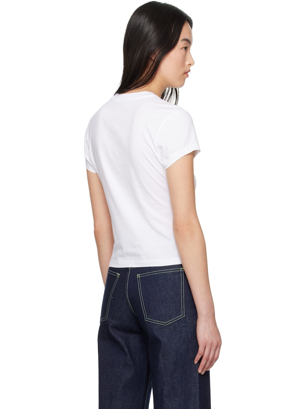 White Oval Fresco T-shirt - 3