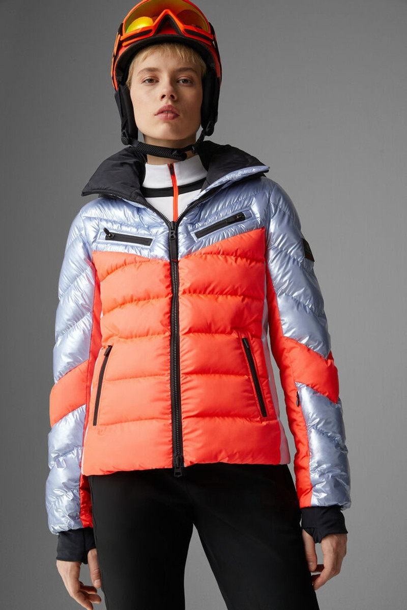 Farina Ski jacket in Ice blue/Orange 2