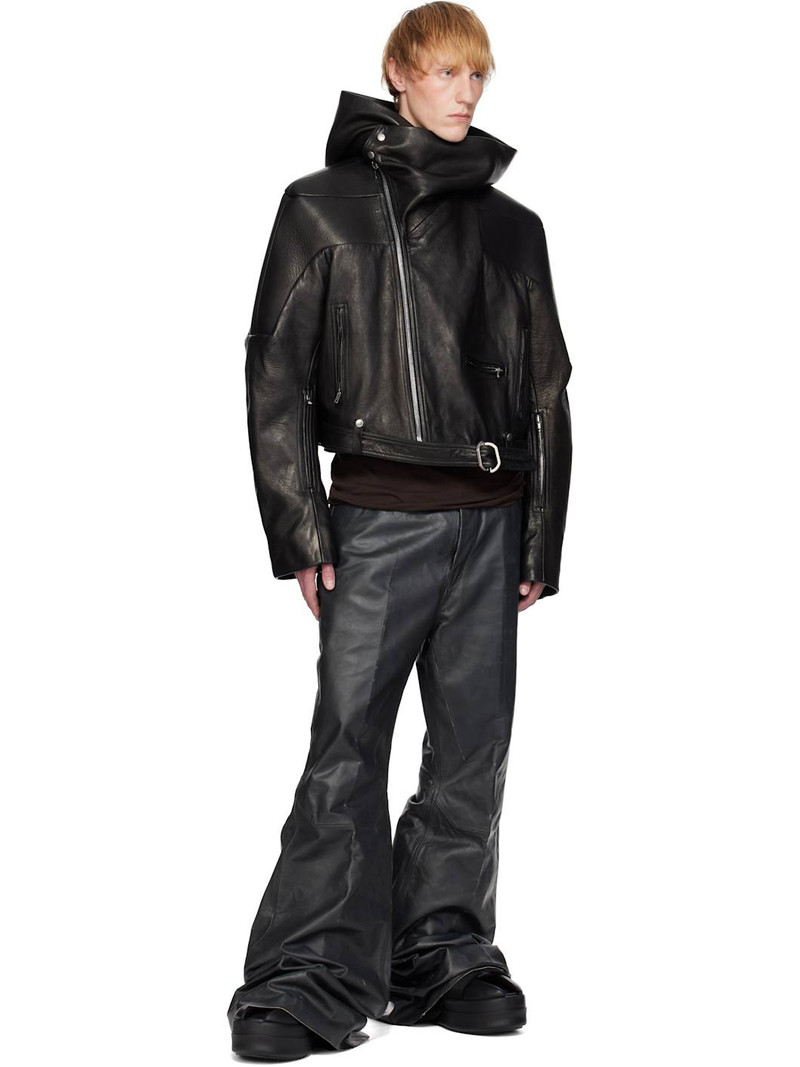 Rick Owens Black Hollywood Flared Mega Tractor Boots outlook