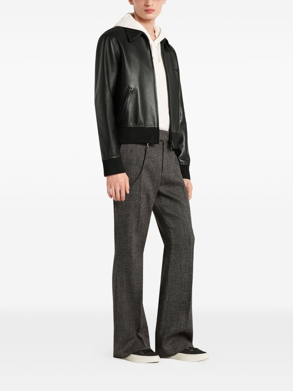 strap-detail trousers - 2