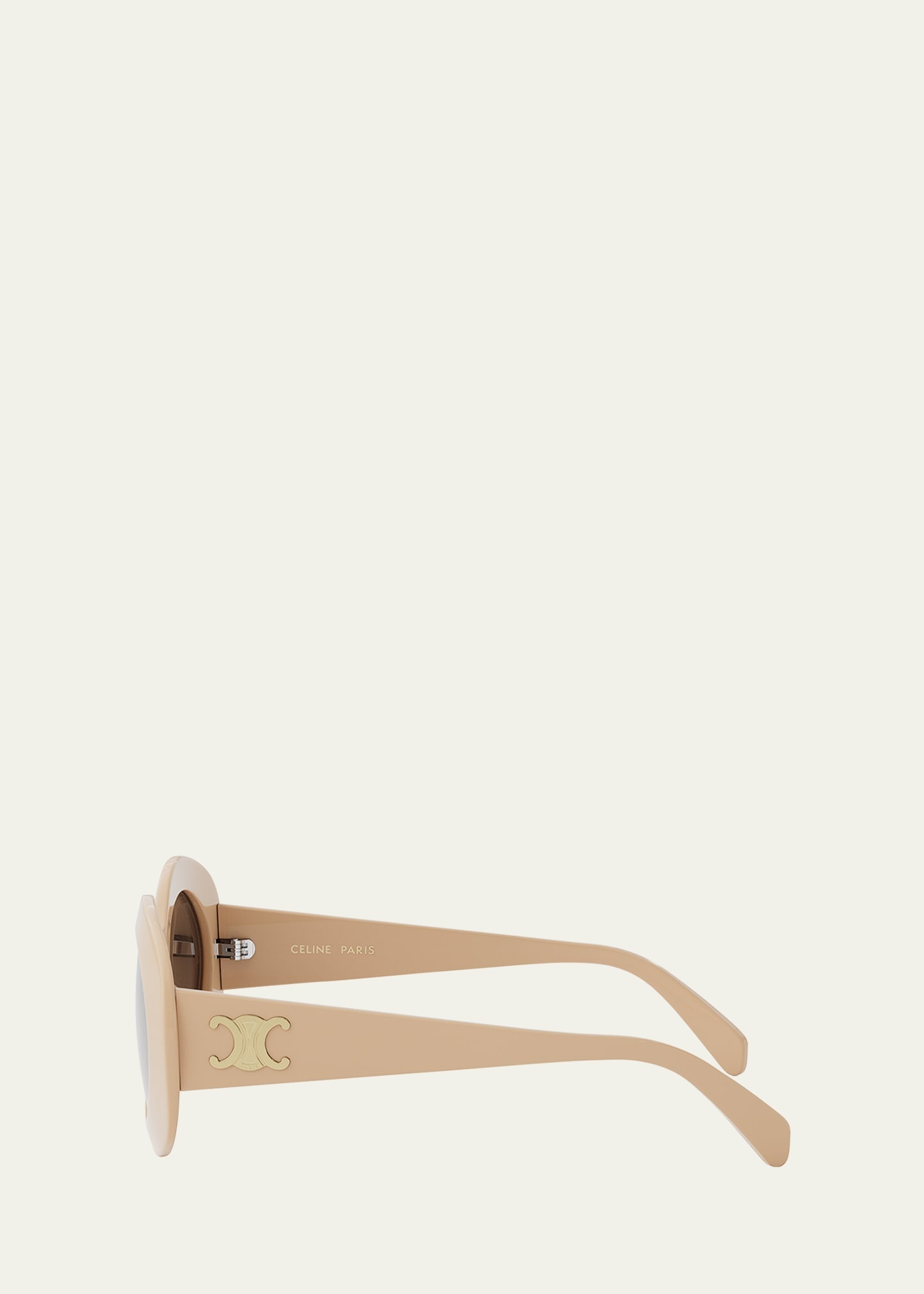 Triomphe Round Acetate Sunglasses - 3