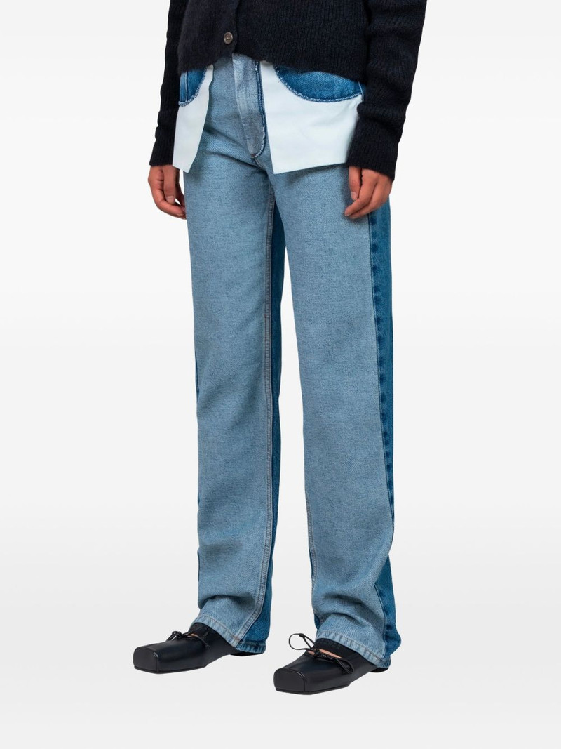 MM6 Maison Margiela panel straight jeans outlook