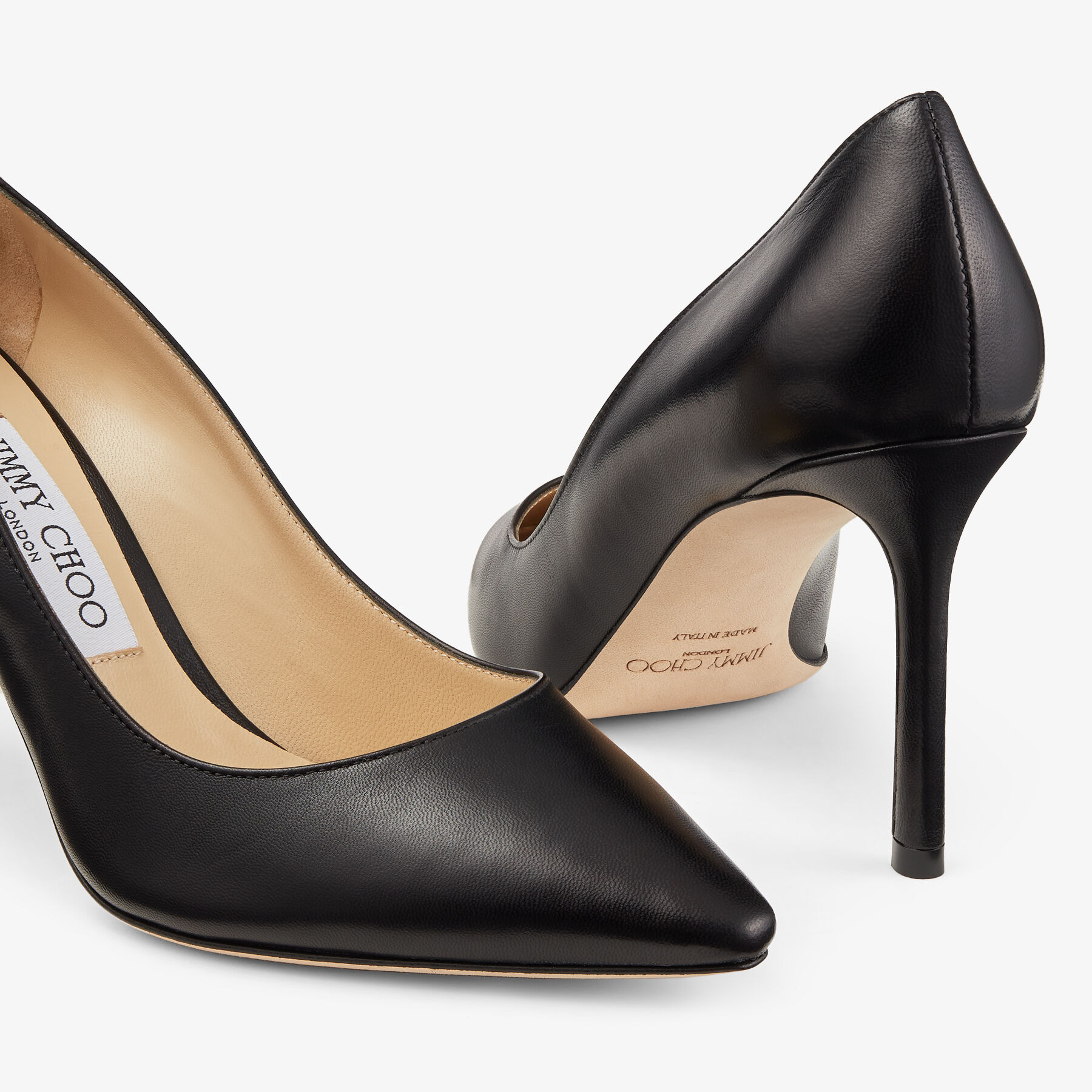 Romy 85
Black Kid Leather Pointy Toe Pumps - 3