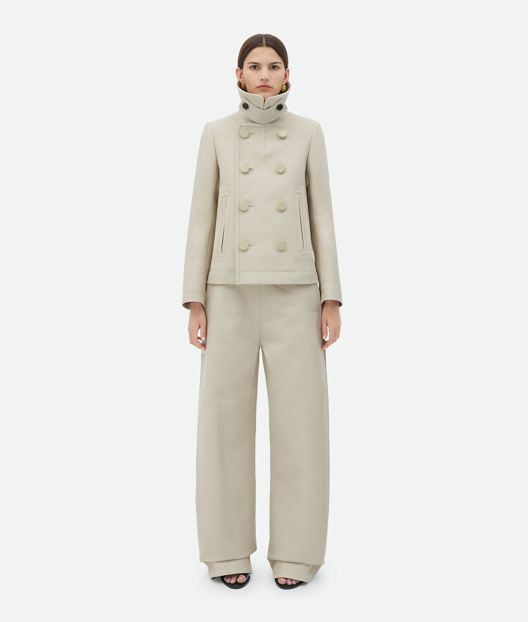 Cotton Gabardine Caban - 4