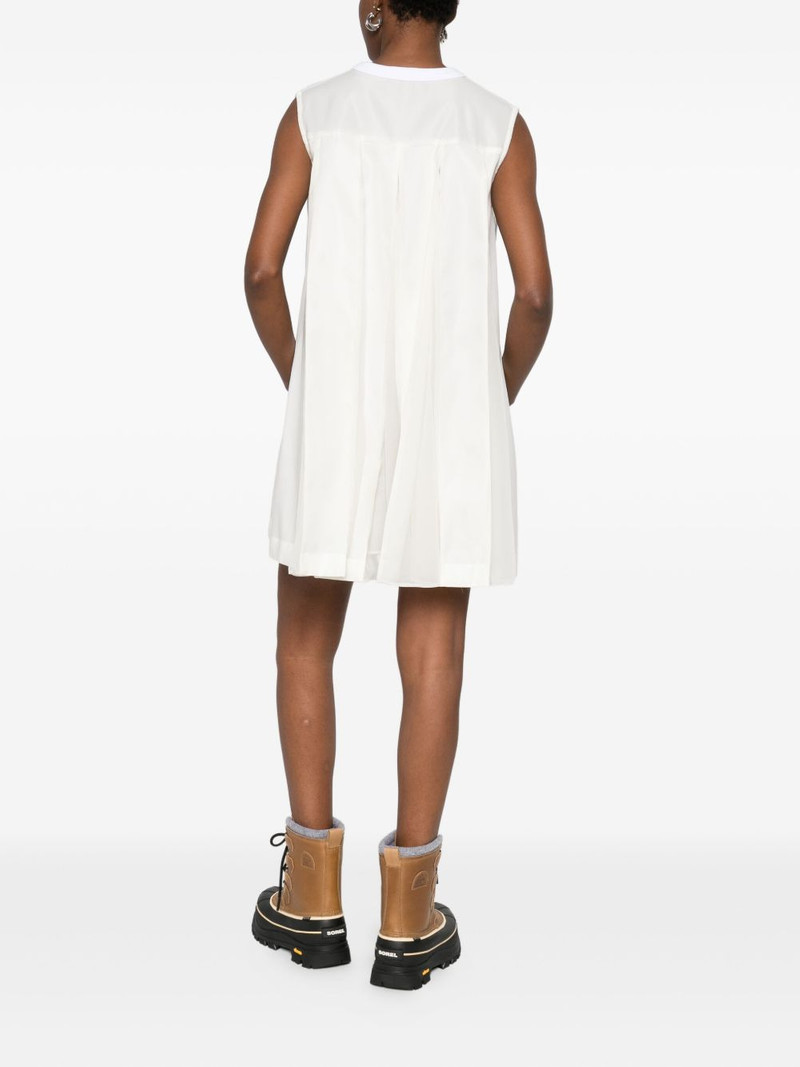 sacai cotton mini dress outlook