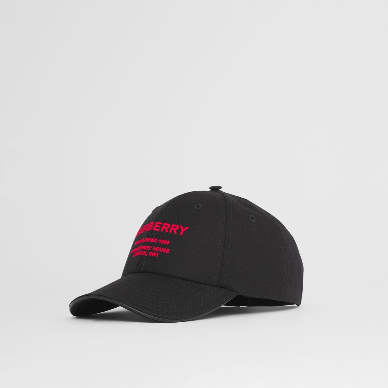 Horseferry Motif Cotton Twill Baseball Cap - 5