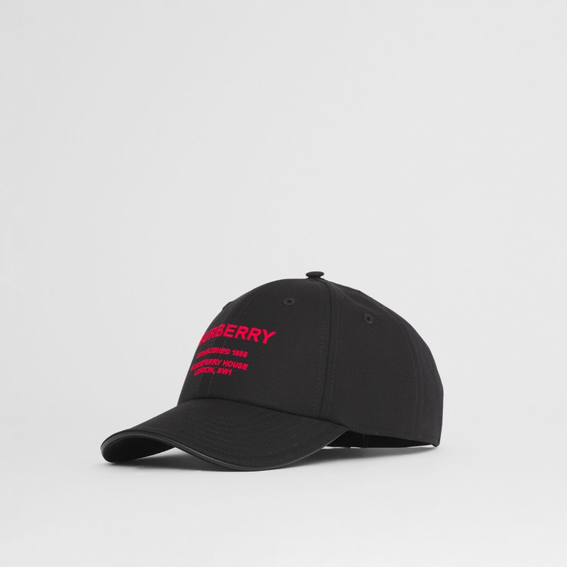 Horseferry Motif Cotton Twill Baseball Cap 5