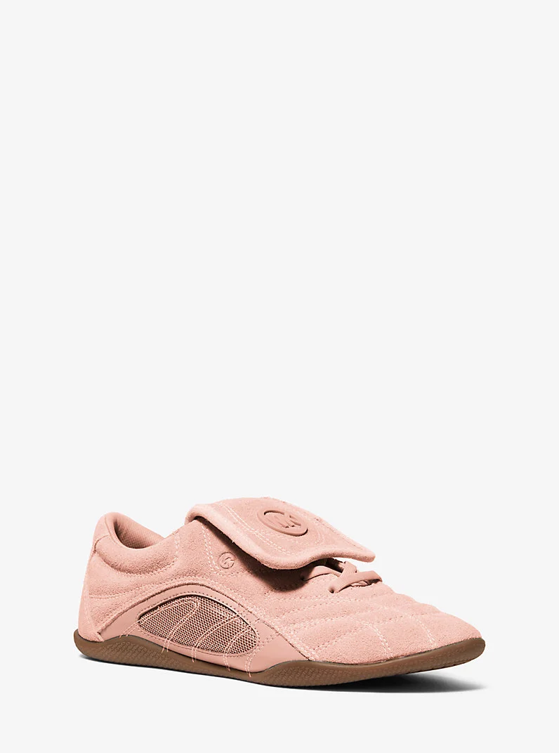 Kyler Suede and Mesh Trainer - 1