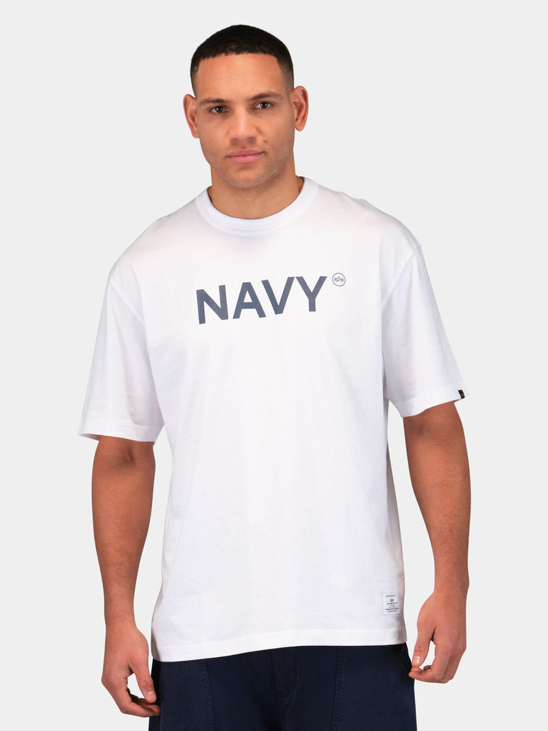 ALPHA INDUSTRIES RELAXED NAVY TEE outlook
