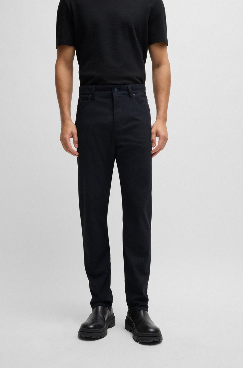 CASUAL REGULAR-FIT TROUSERS IN ANTI-WRINKLE TWILL 2