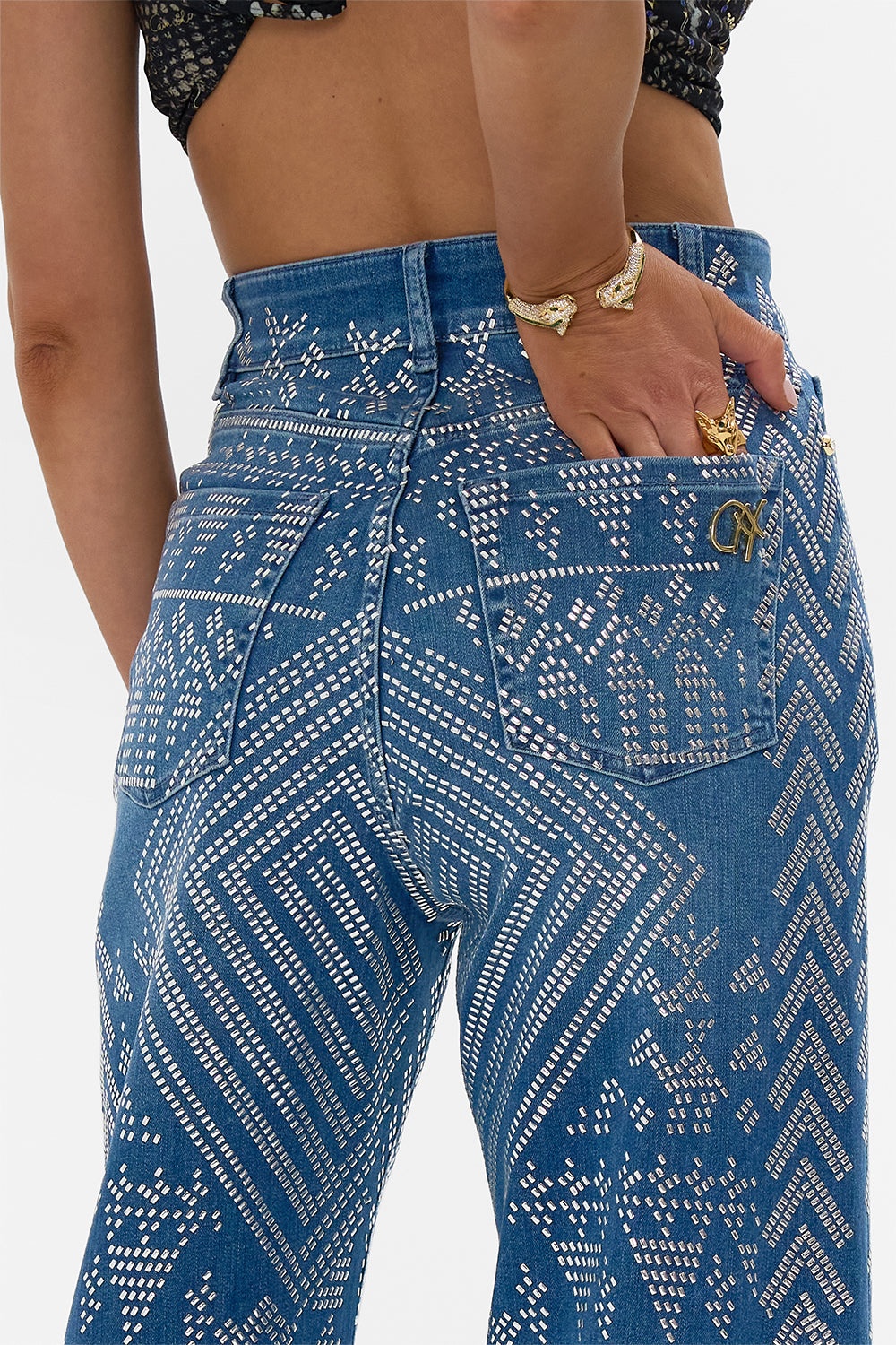 JENNA DESERT REIGN HIGH WAISTED FLARE - 5