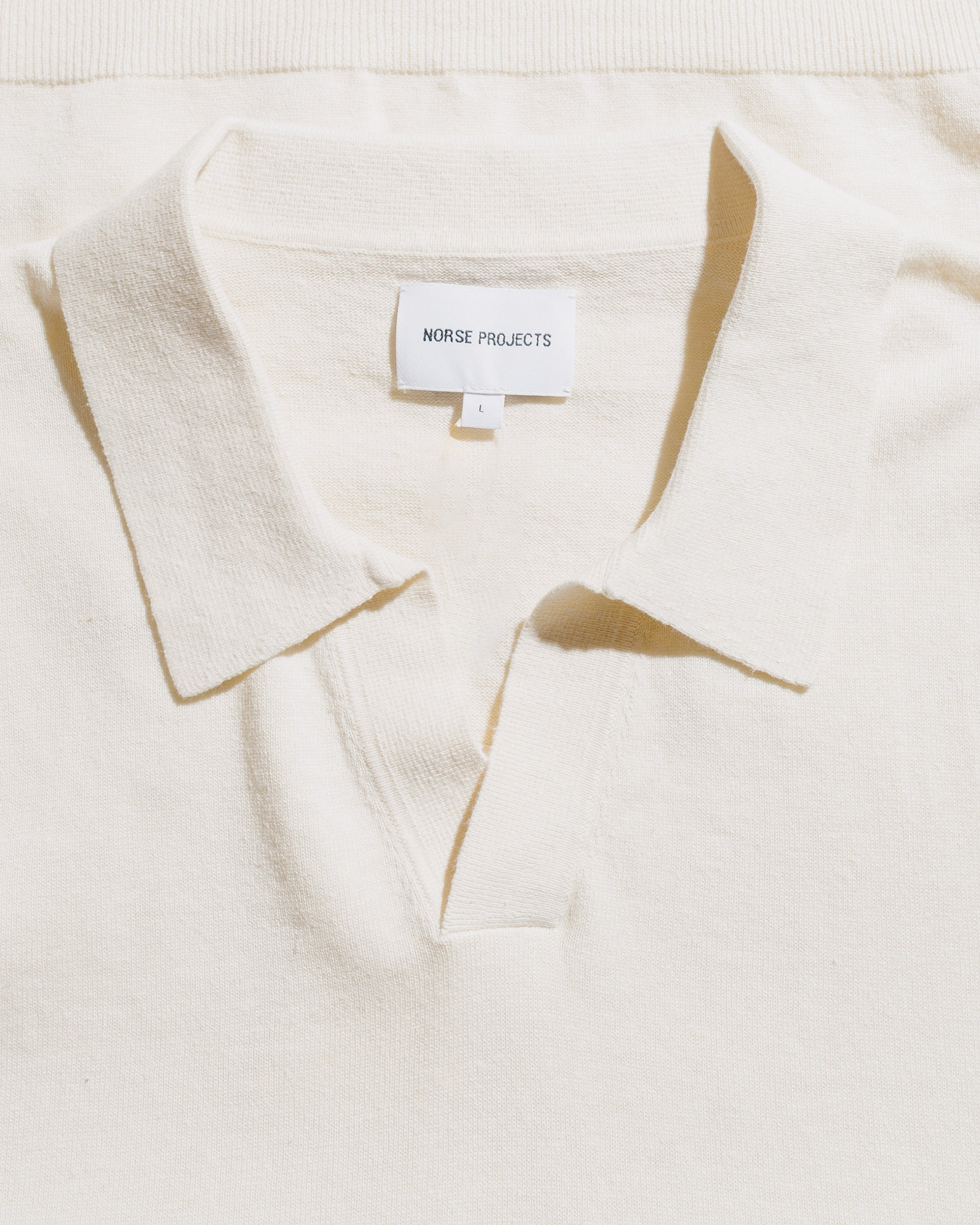 Leif Cotton Linen Polo Kit White - 5