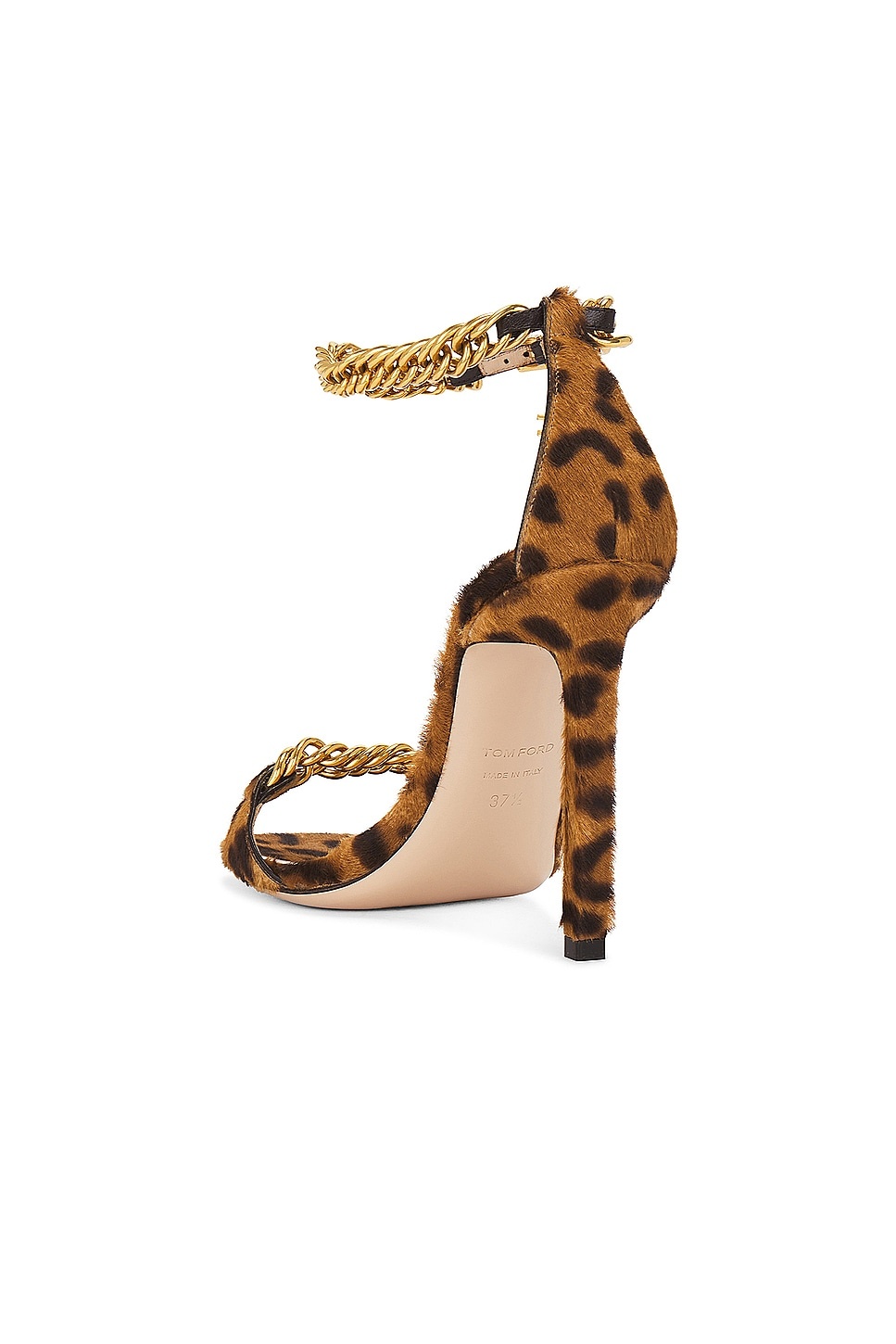 Leopard Print Zenith 105mm Sandal - 3
