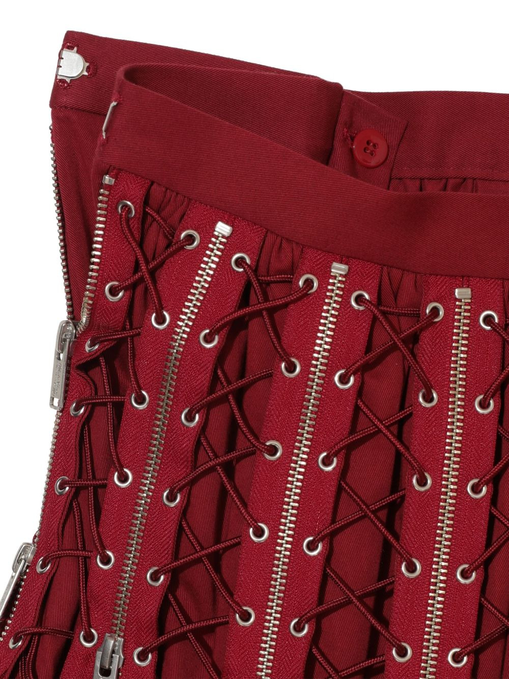 high-waisted pleated skirt - 4