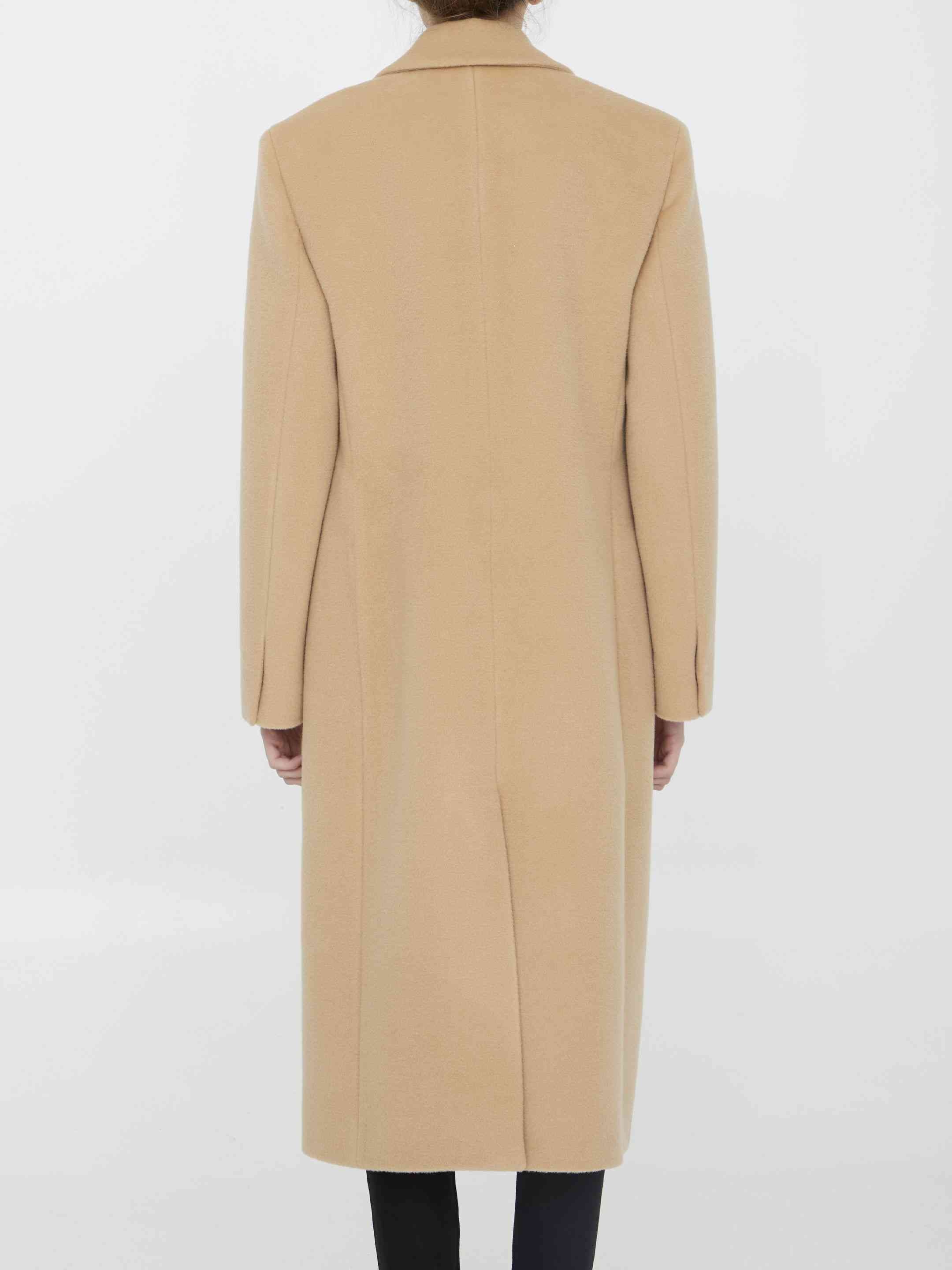 Jil Sander Women Single-Breasted Wool Coat - 4