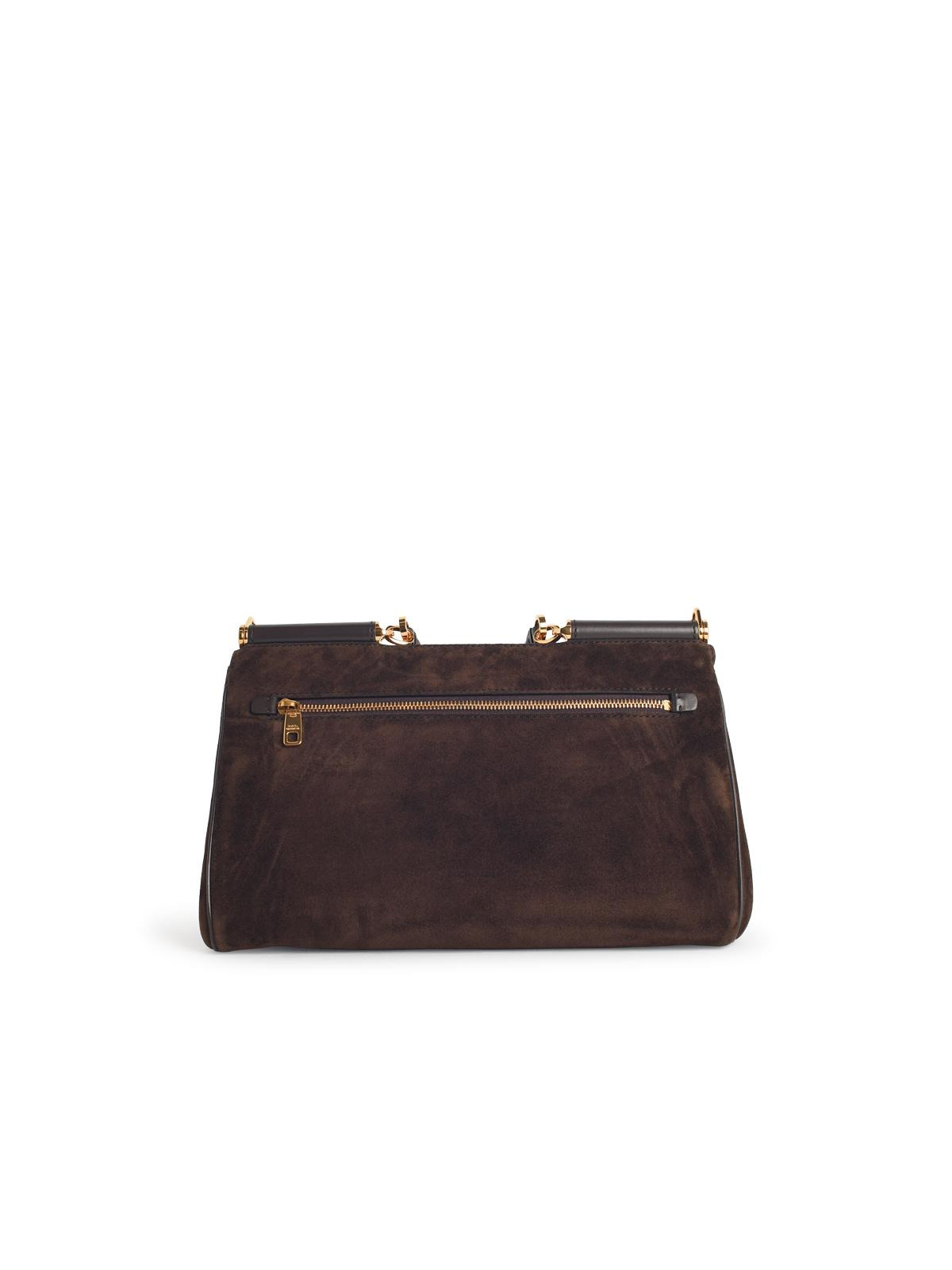 Dolce & Gabbana Sicily' Ebony Leather Bag Women - 3
