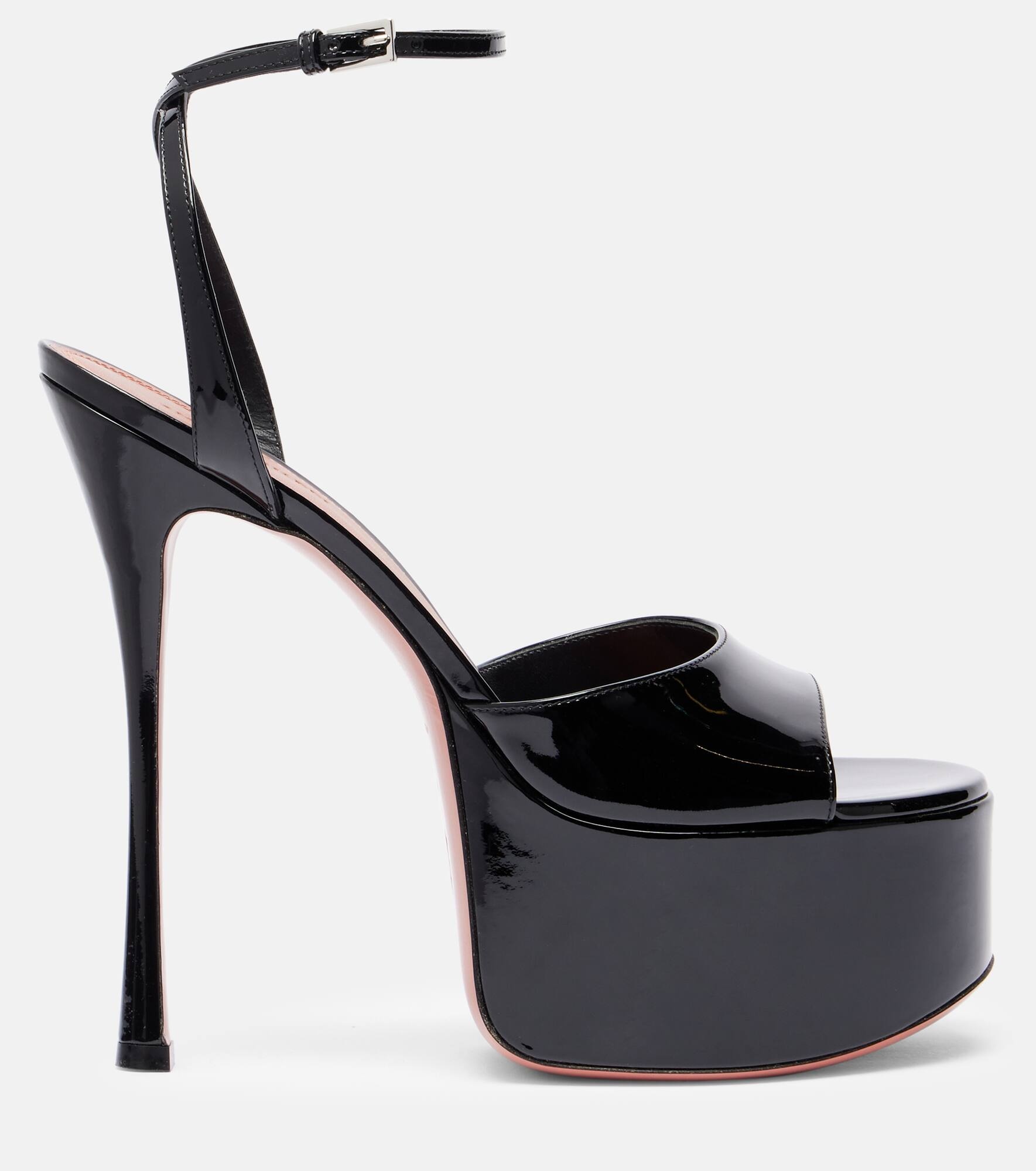 Aya 155 patent leather platform sandals - 4