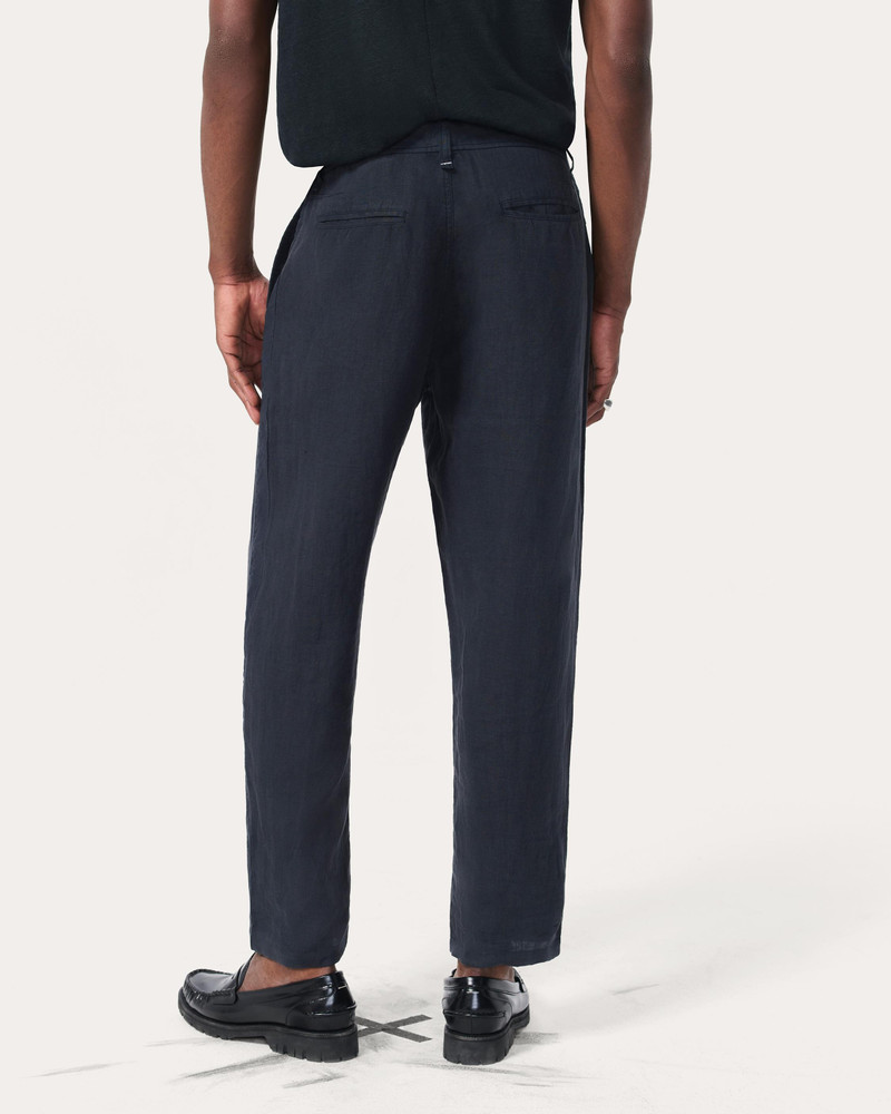 Tapered Linen Trousers 6