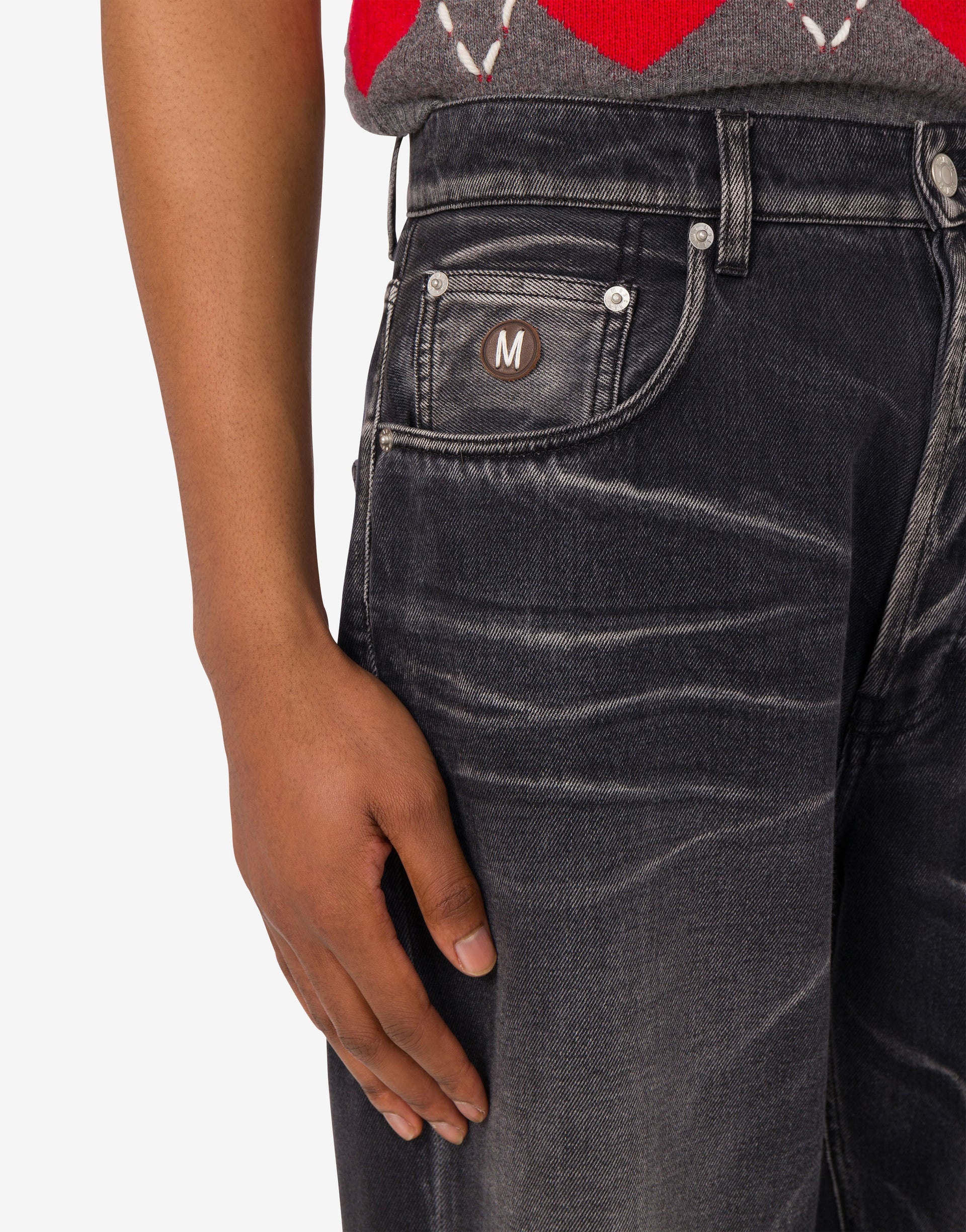 COTTON DENIM PANTS - 4