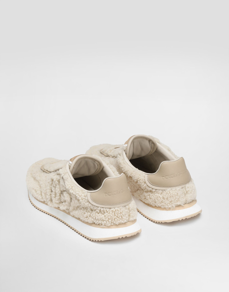 Dolce & Gabbana DG Cushion sheepskin sneakers outlook