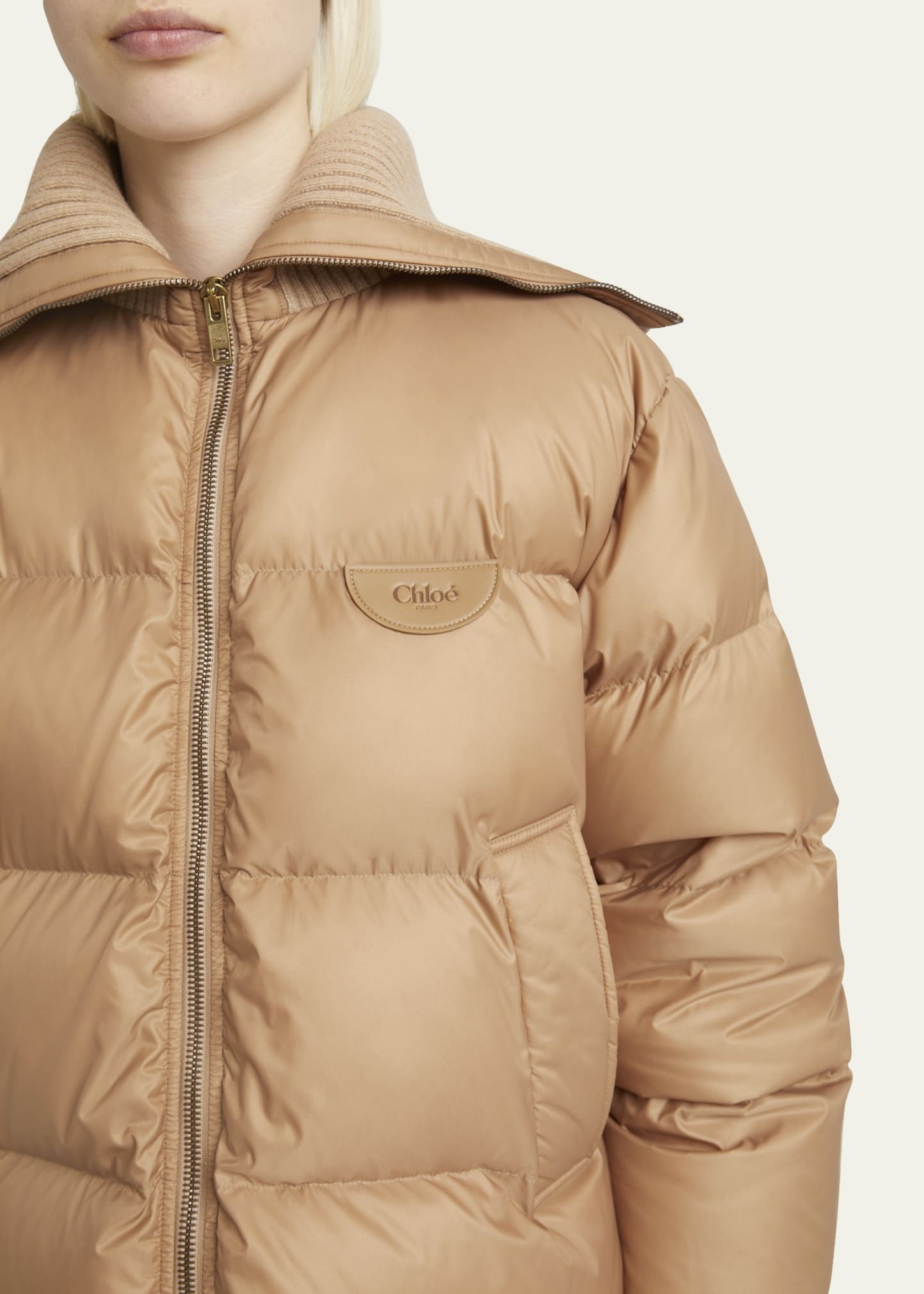 Puffer Drawcord Coat - 5