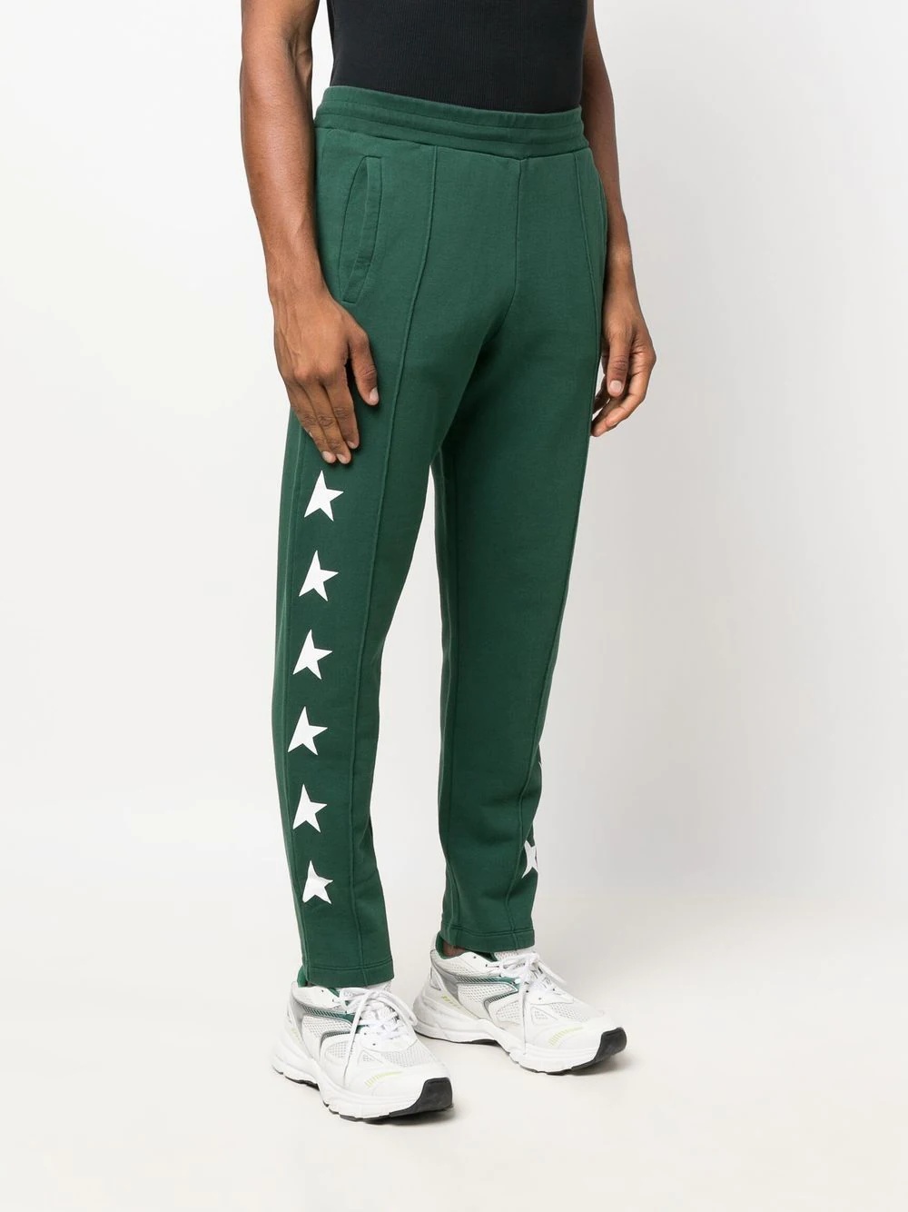 star-print track pants - 3