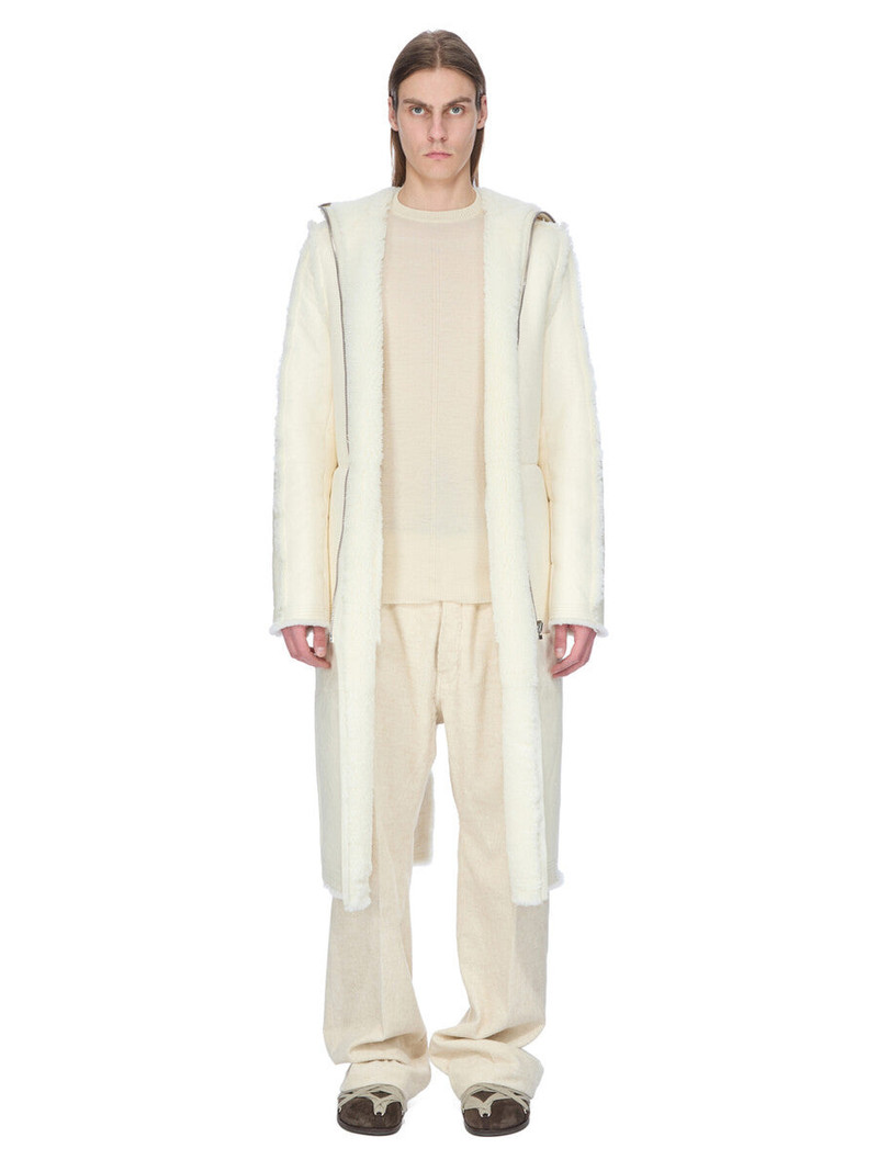 Rick Owens Off-White Concordians Klaus Reversible Shearling Coat outlook