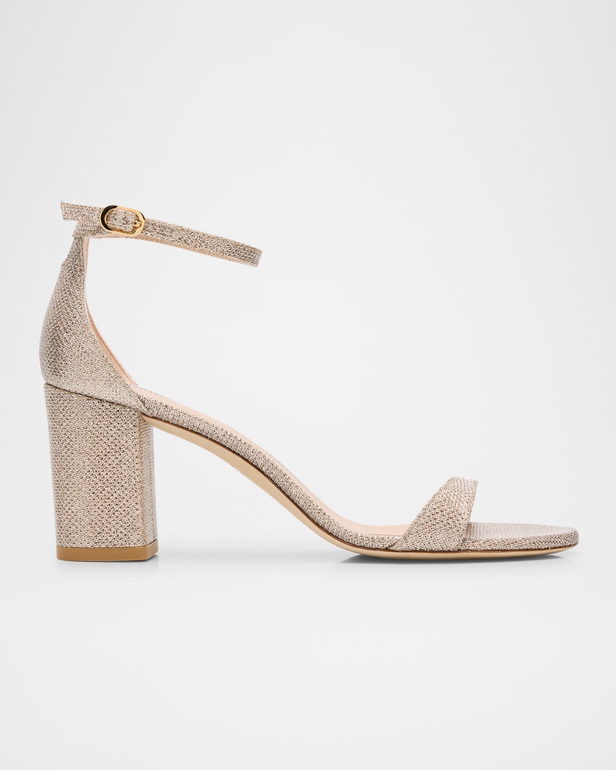 Nudist II Metallic Ankle-Strap Sandals - 1