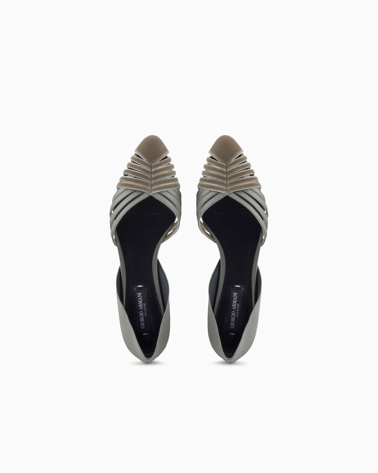 VELVET AND SATIN BALLERINAS - 3