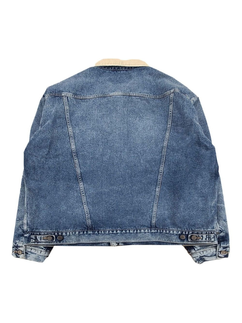 N.Hoolywood button-up denim jacket outlook